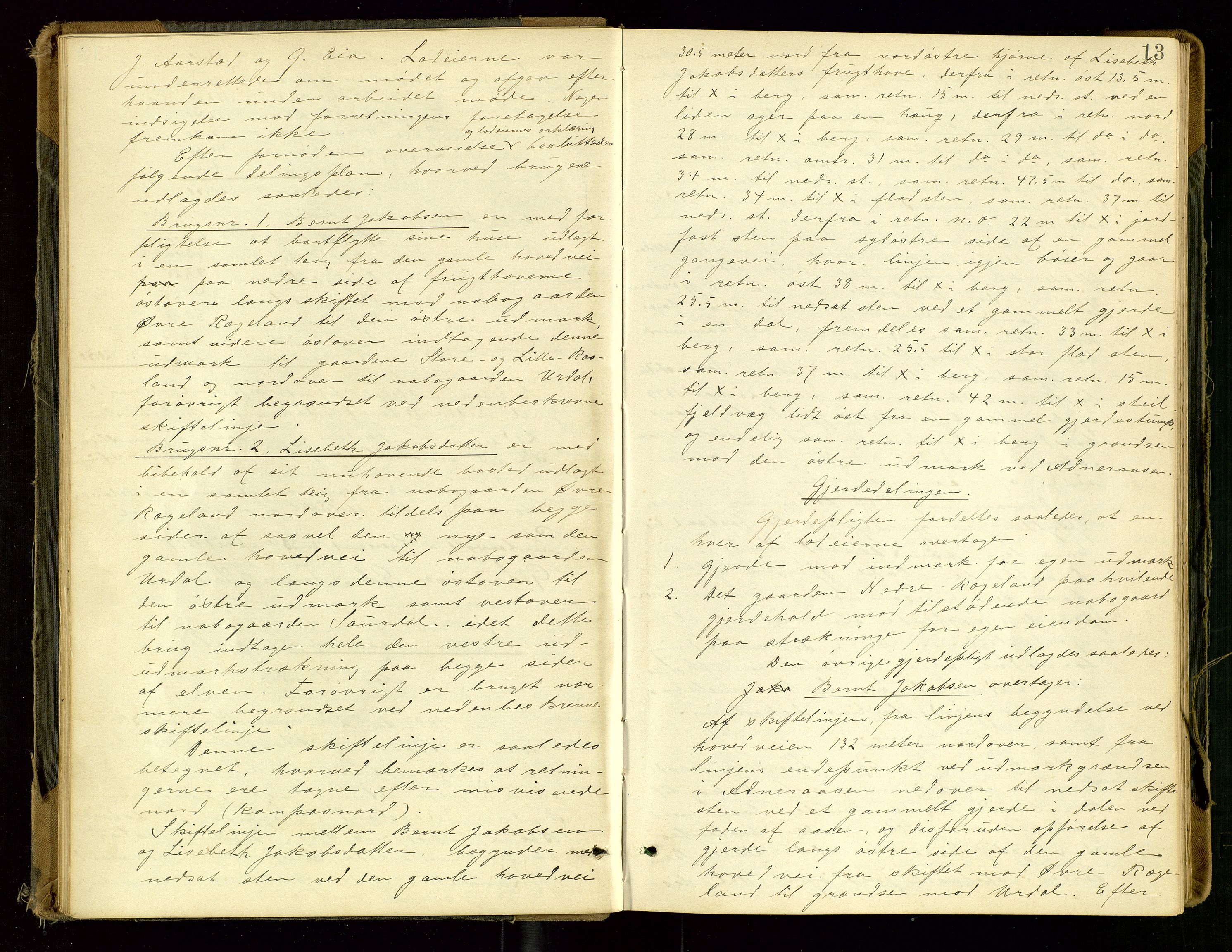 Rogaland jordskifterett, AV/SAST-A-102426/Oa/L0053: Forhandlingsprotokoll, 1897-1904, p. 13