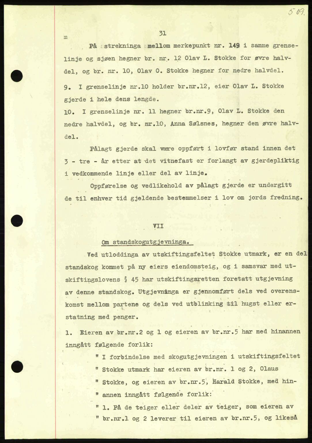 Nordmøre sorenskriveri, AV/SAT-A-4132/1/2/2Ca: Mortgage book no. A100a, 1945-1945, Diary no: : 1654/1945