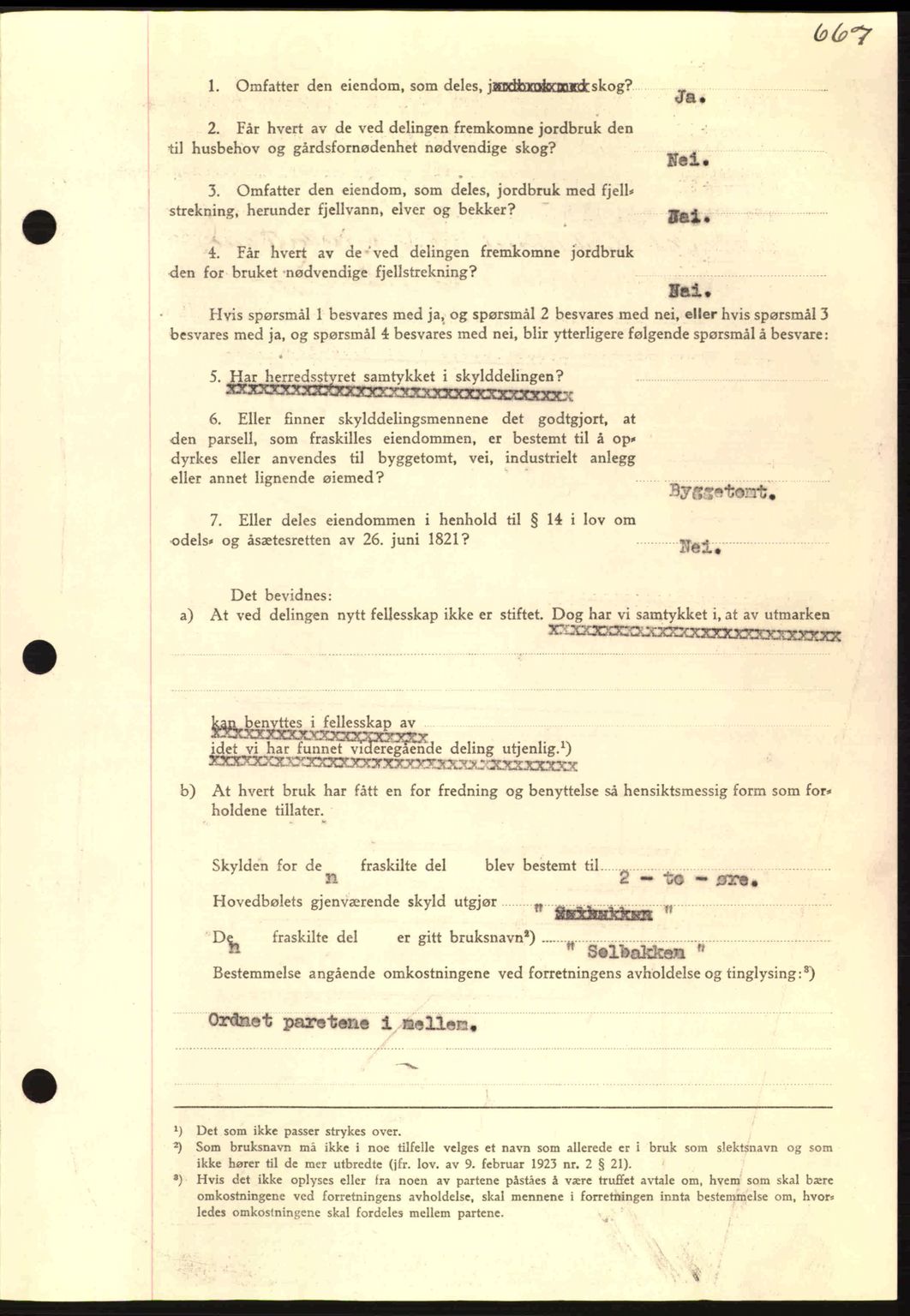 Nordmøre sorenskriveri, AV/SAT-A-4132/1/2/2Ca: Mortgage book no. A93, 1942-1942, Diary no: : 2294/1942