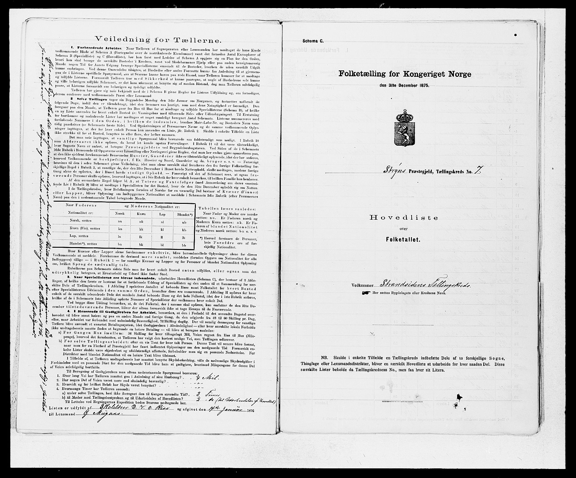 SAB, 1875 Census for 1448P Stryn, 1875, p. 16