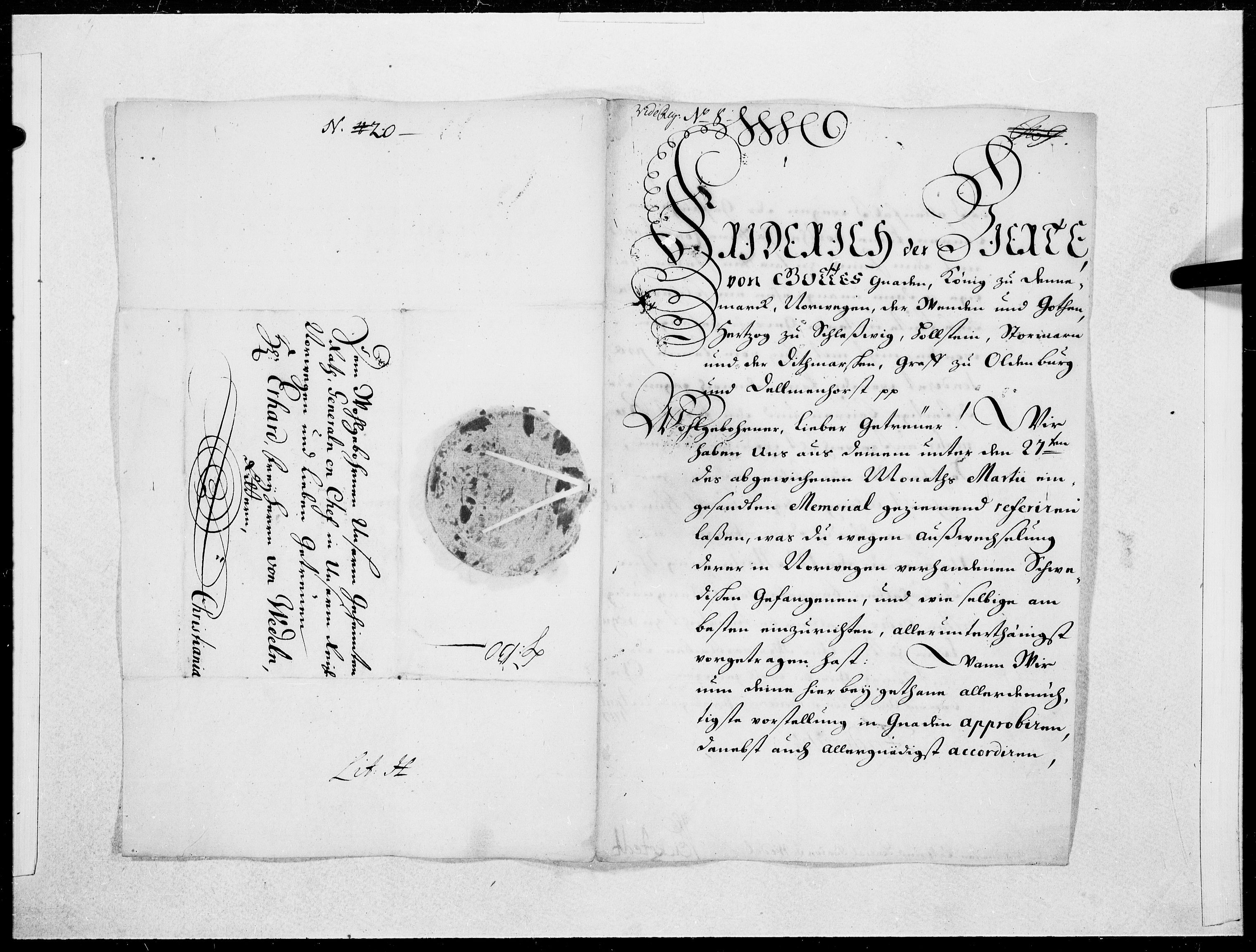 Danske Kanselli 1572-1799, AV/RA-EA-3023/F/Fc/Fcc/Fcca/L0083: Norske innlegg 1572-1799, 1718, p. 184
