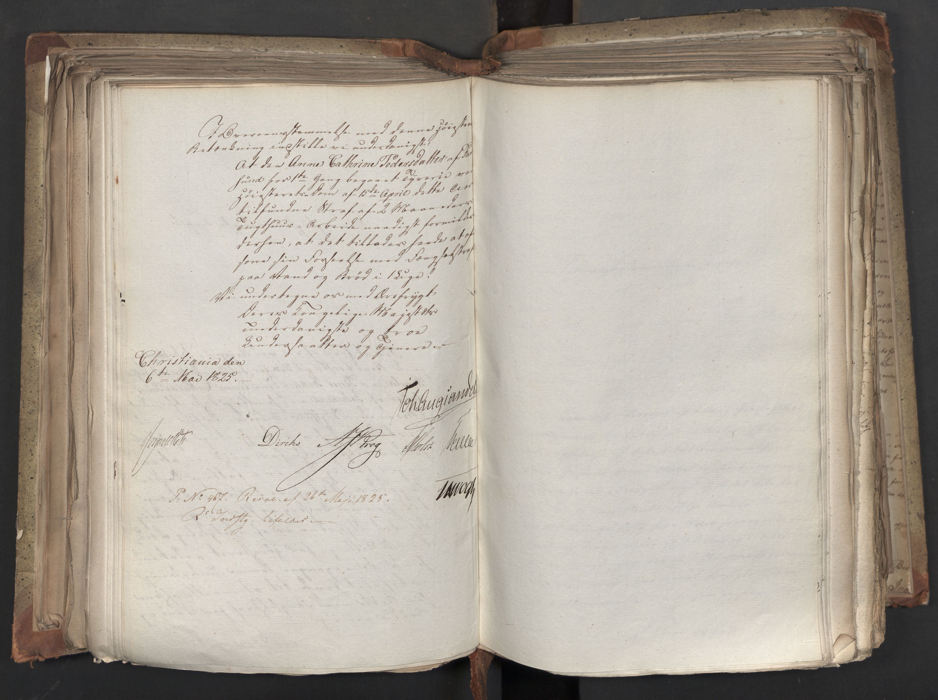 Statsrådsavdelingen i Stockholm, RA/S-1003/D/Da/L0042: Regjeringsinnstillinger nr. 2467-2705, 1825, p. 272