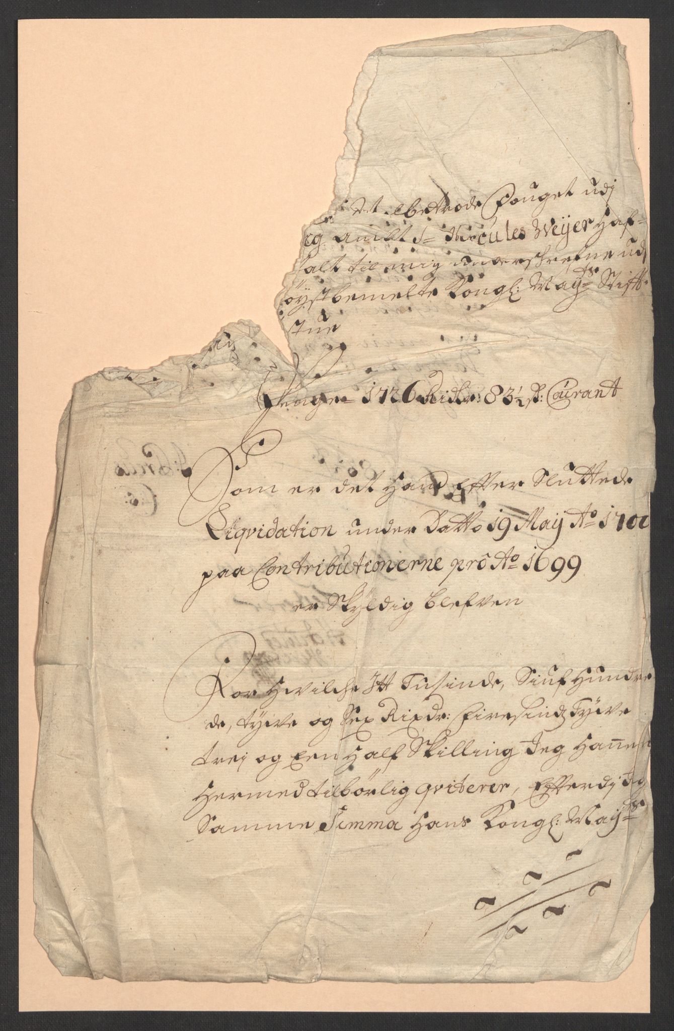 Rentekammeret inntil 1814, Reviderte regnskaper, Fogderegnskap, RA/EA-4092/R36/L2101: Fogderegnskap Øvre og Nedre Telemark og Bamble, 1699, p. 323