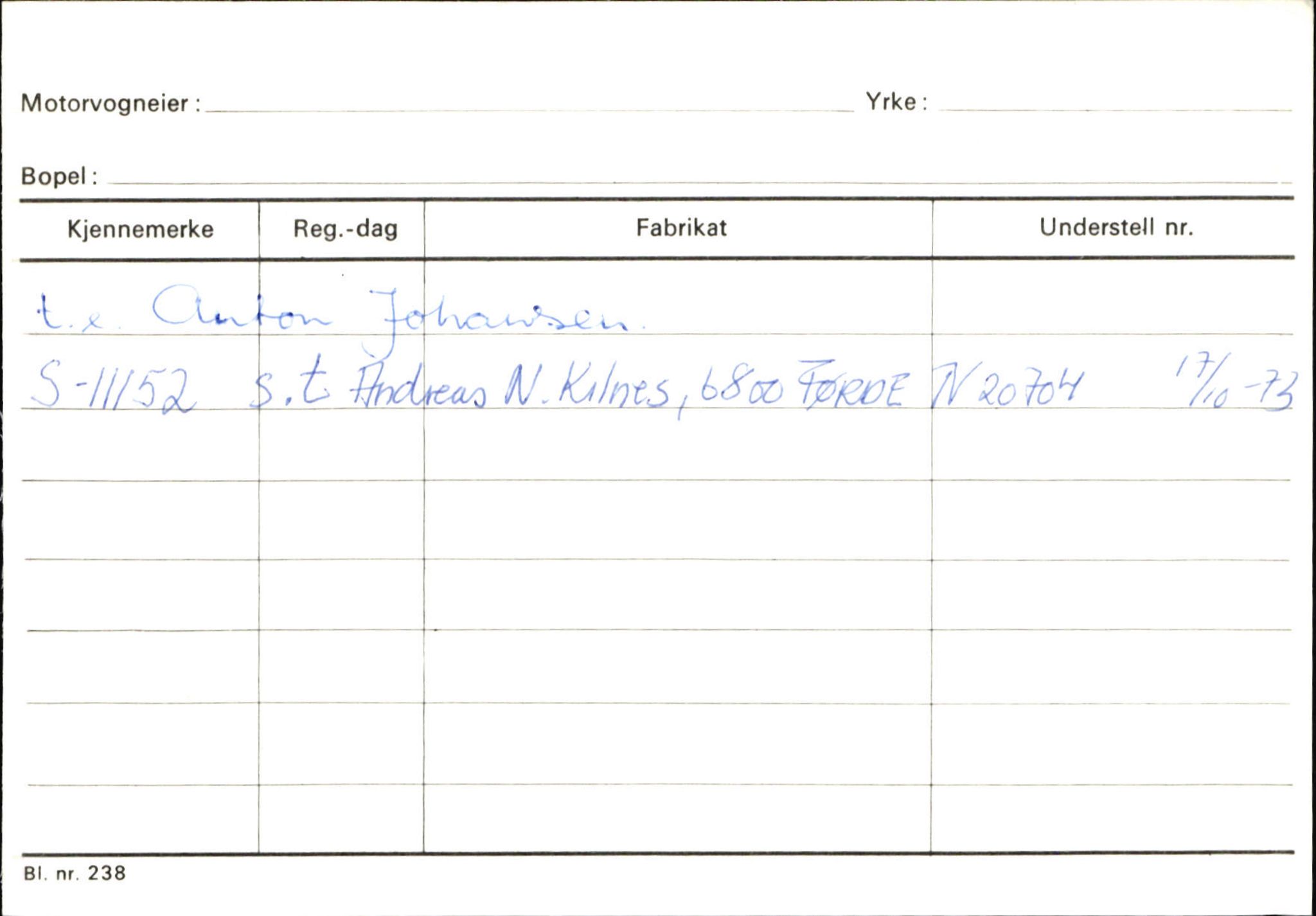 Statens vegvesen, Sogn og Fjordane vegkontor, SAB/A-5301/4/F/L0129: Eigarregistrer Eid A-S, 1945-1975, p. 1818