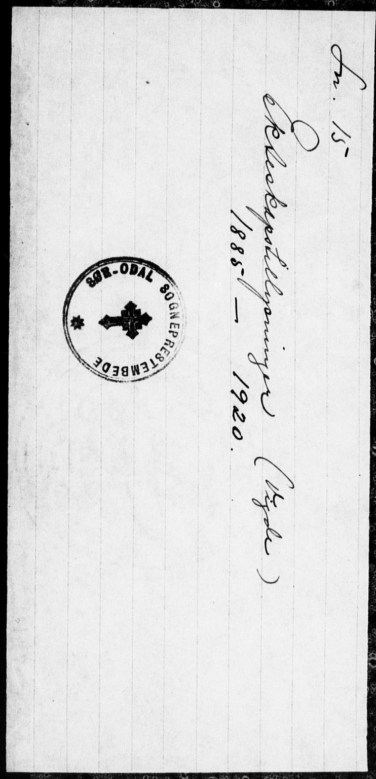 Sør-Odal prestekontor, SAH/PREST-030/I/Ie: Banns register no. 1, 1885-1920