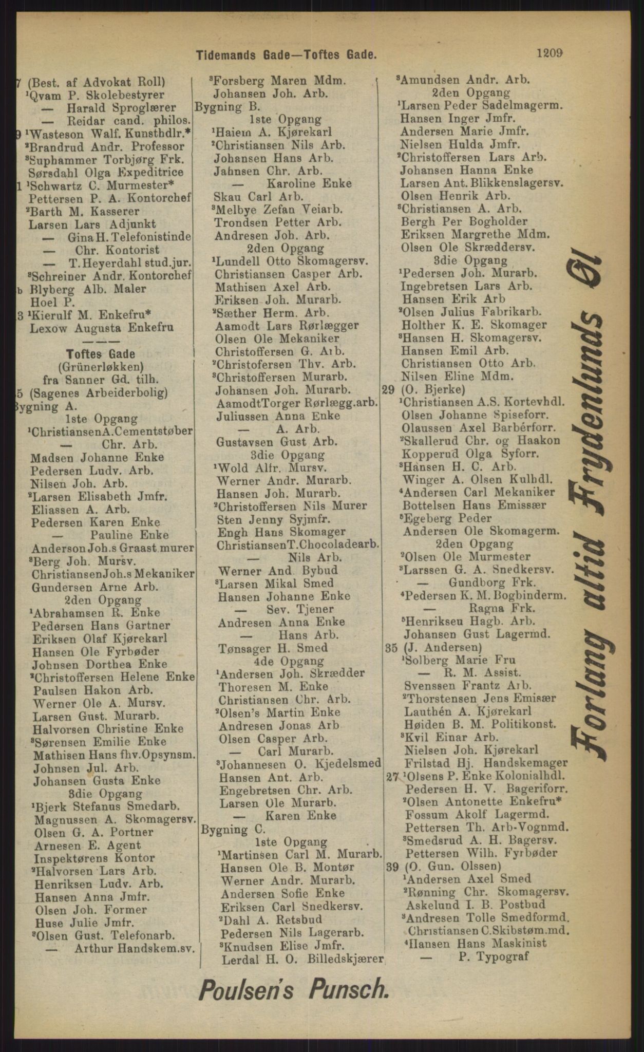 Kristiania/Oslo adressebok, PUBL/-, 1903, p. 1209