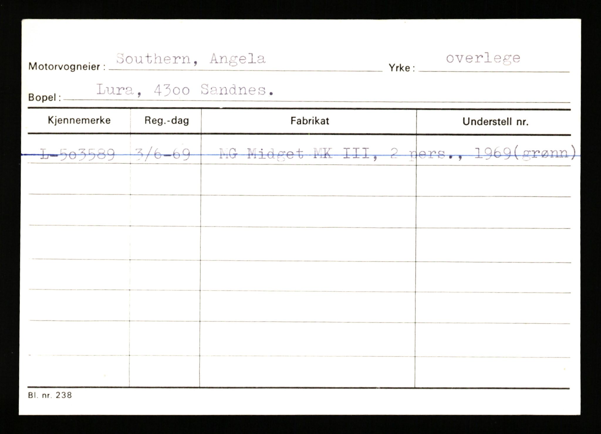 Stavanger trafikkstasjon, SAST/A-101942/0/H/L0035: Smith - Stavland, 1930-1971, p. 1257