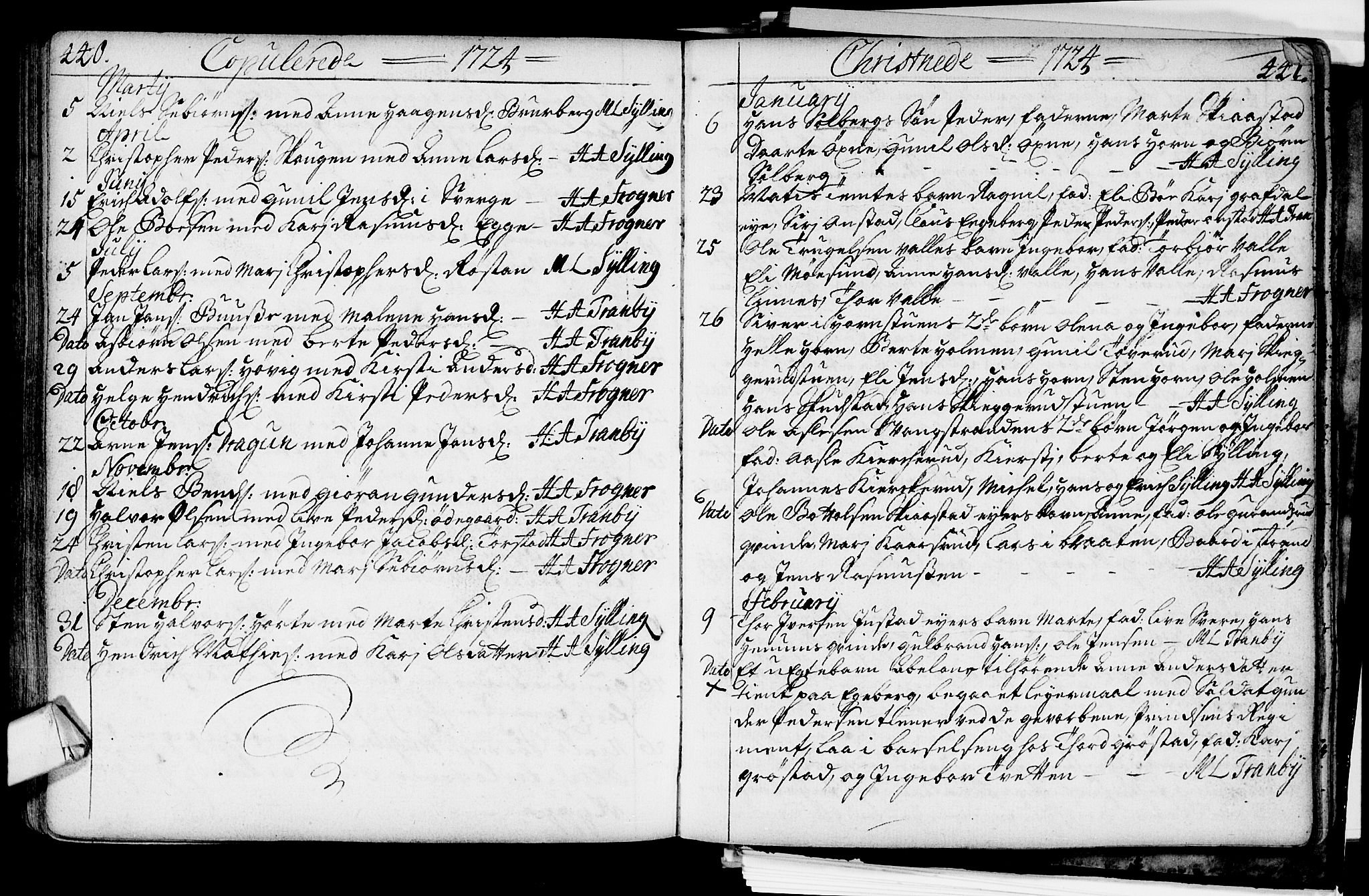 Lier kirkebøker, AV/SAKO-A-230/F/Fa/L0002: Parish register (official) no. I 2, 1701-1726, p. 440-441