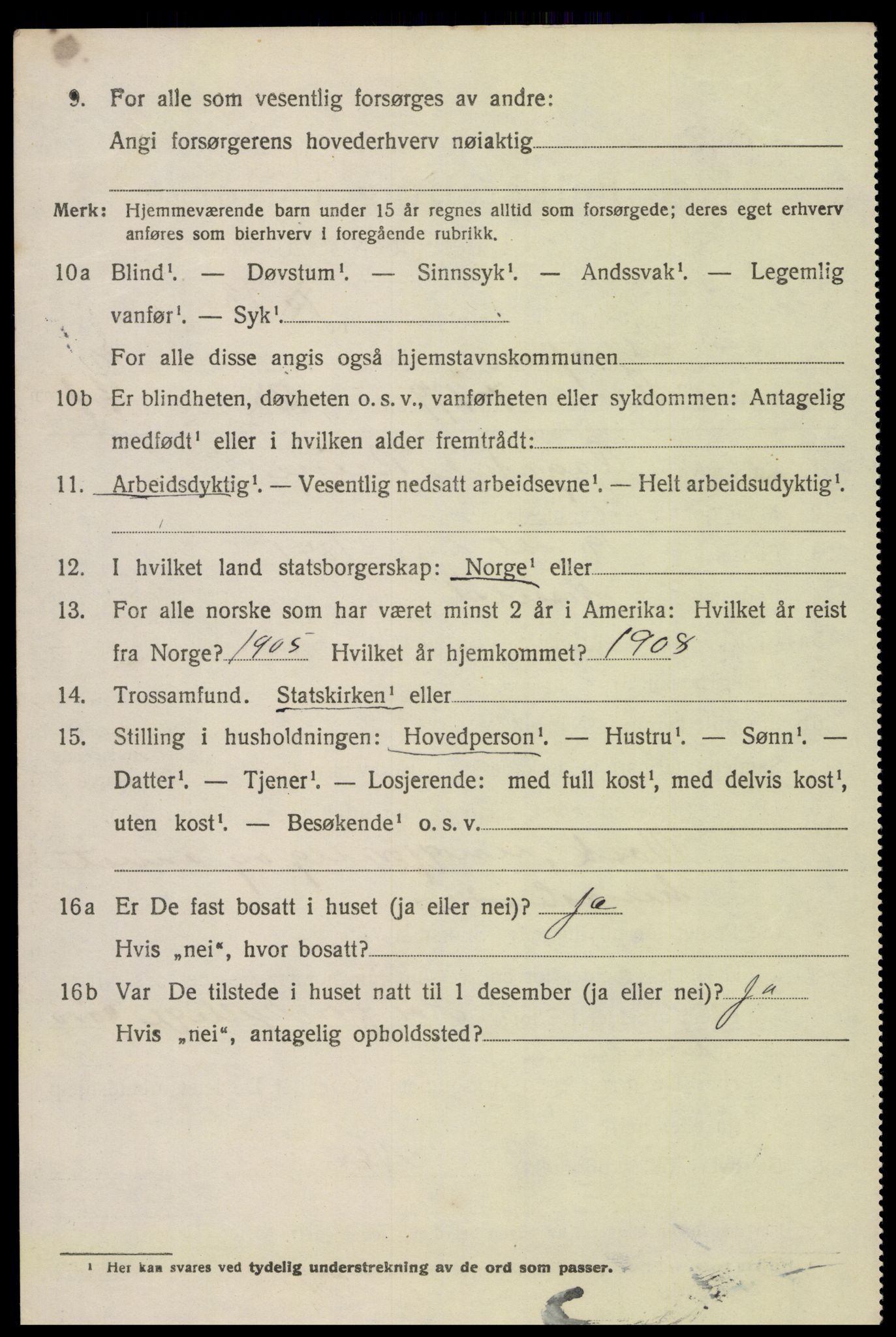 SAKO, 1920 census for Gjerpen, 1920, p. 13279