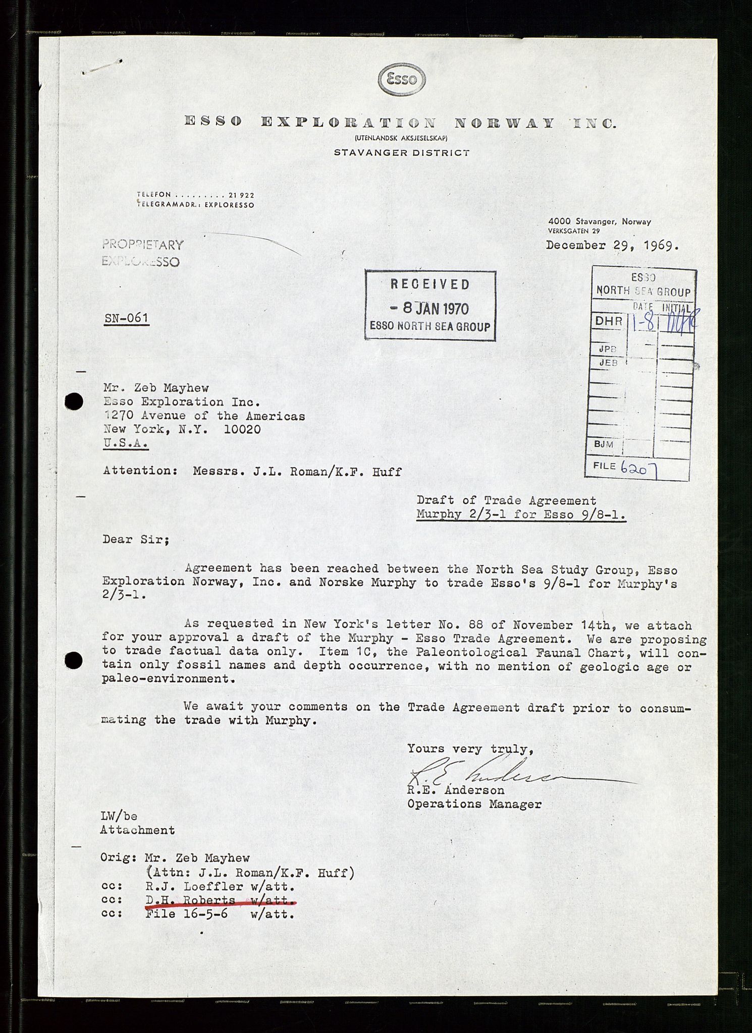 Pa 1512 - Esso Exploration and Production Norway Inc., SAST/A-101917/E/Ea/L0021: Sak og korrespondanse, 1965-1974, p. 36