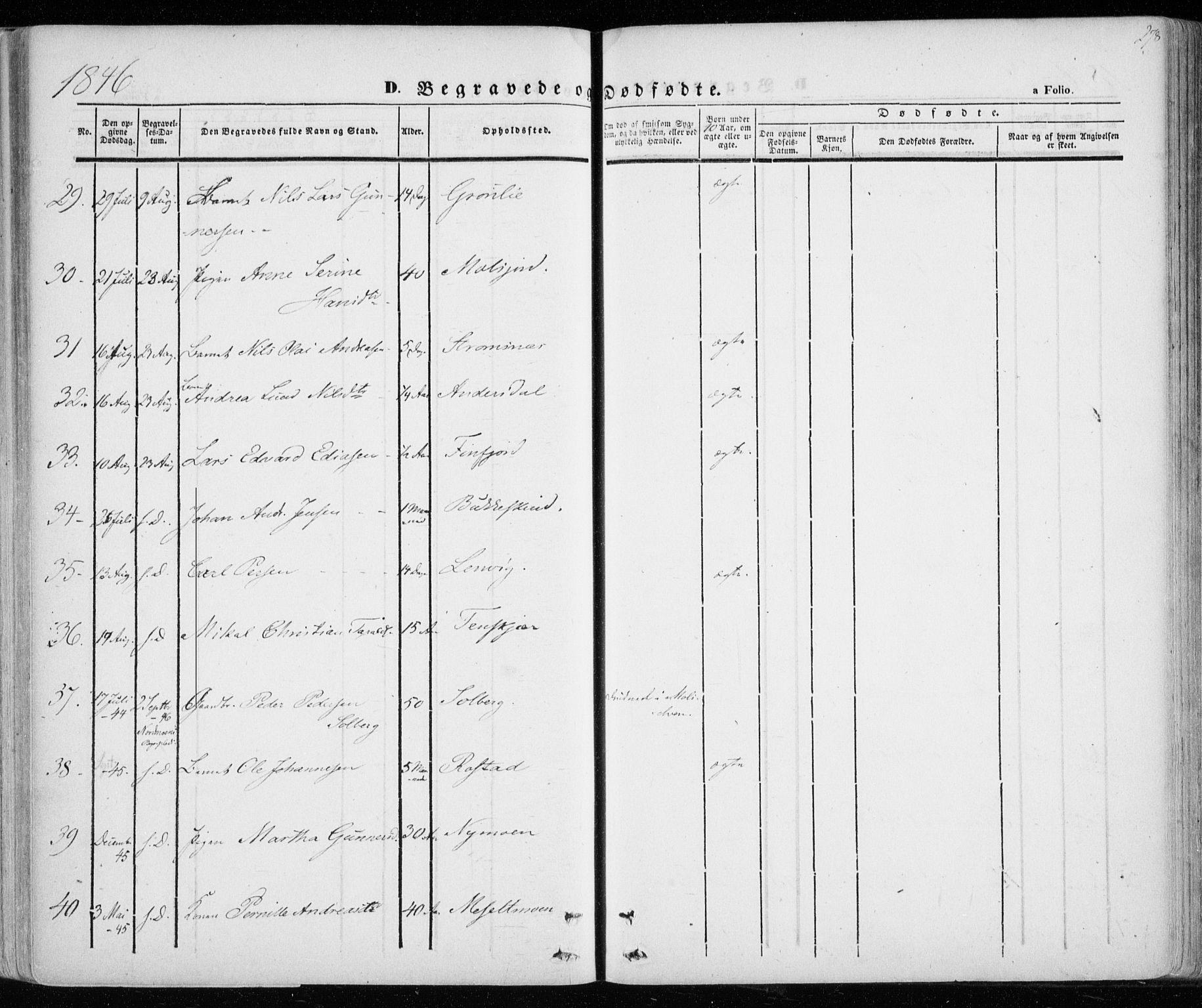 Lenvik sokneprestembete, AV/SATØ-S-1310/H/Ha/Haa/L0006kirke: Parish register (official) no. 6, 1845-1854, p. 278