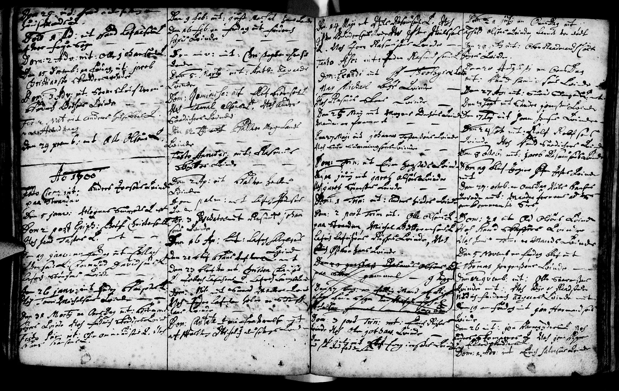 Domkirken sokneprestkontor, AV/SAST-A-101812/001/30/30BA/L0001: Parish register (official) no. A 1 /1, 1688-1727