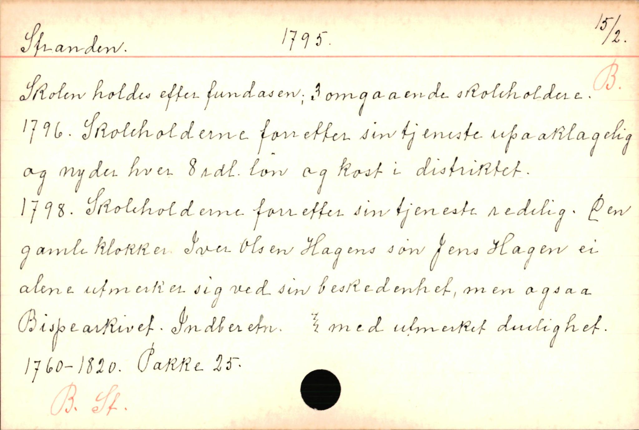 Haugen, Johannes - lærer, AV/SAB-SAB/PA-0036/01/L0001: Om klokkere og lærere, 1521-1904, p. 10998