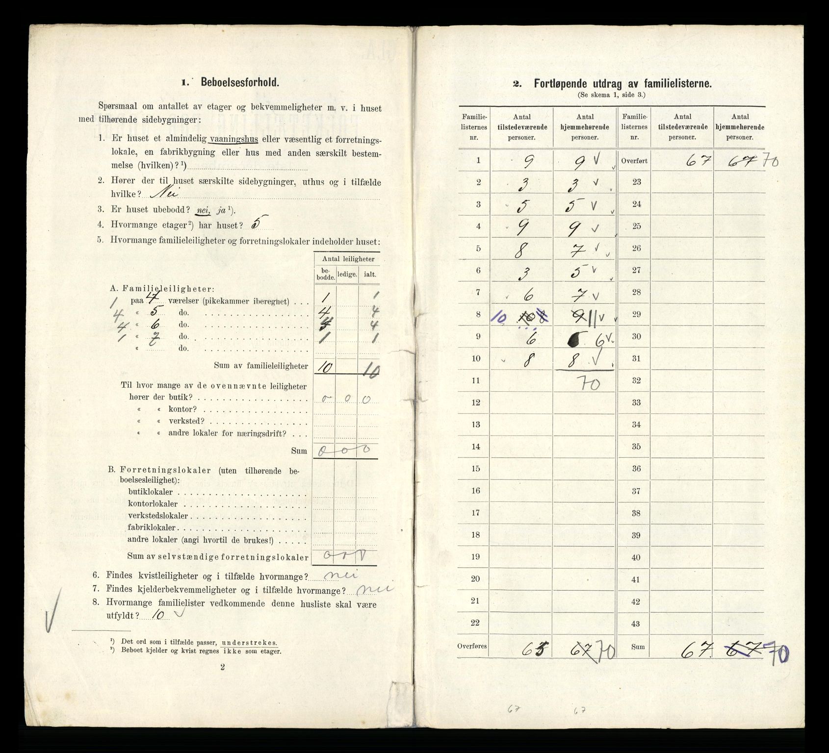 RA, 1910 census for Kristiania, 1910, p. 94814