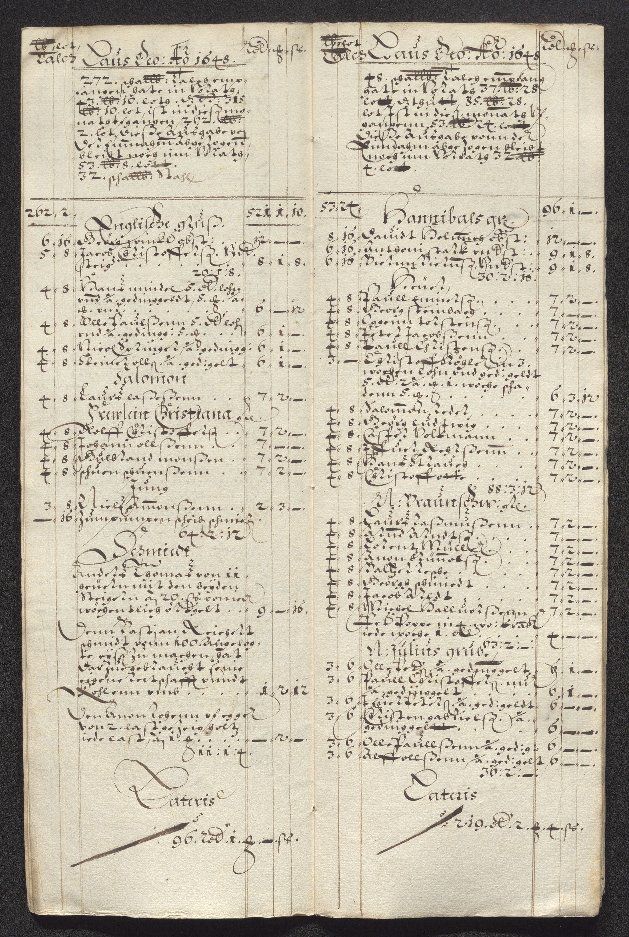 Kongsberg Sølvverk 1623-1816, SAKO/EA-3135/001/D/Dc/Dcd/L0022: Utgiftsregnskap for gruver m.m., 1647-1648, p. 865