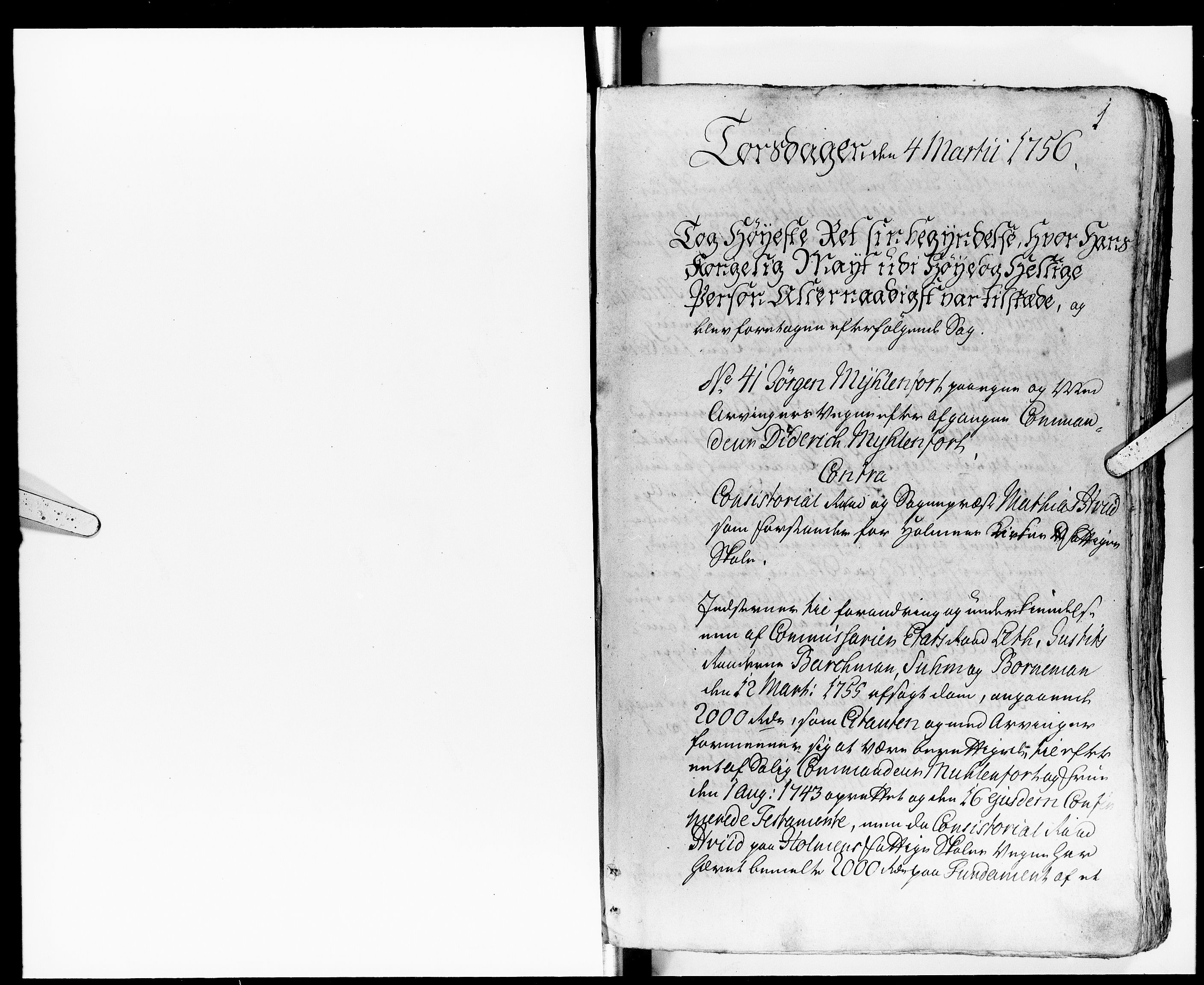 Højesteret, DRA/A-0009, 1756, p. 0-1