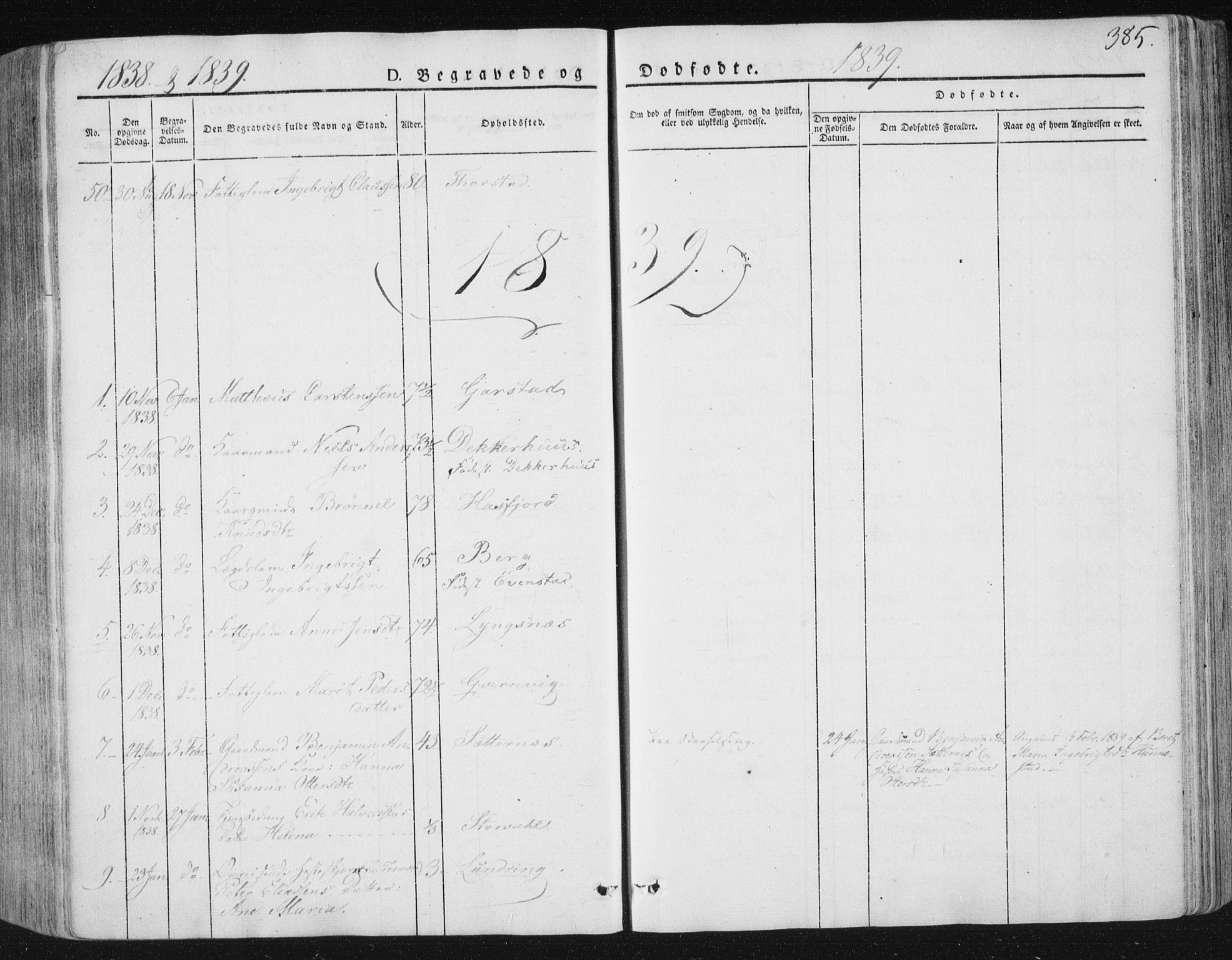 Ministerialprotokoller, klokkerbøker og fødselsregistre - Nord-Trøndelag, AV/SAT-A-1458/784/L0669: Parish register (official) no. 784A04, 1829-1859, p. 385