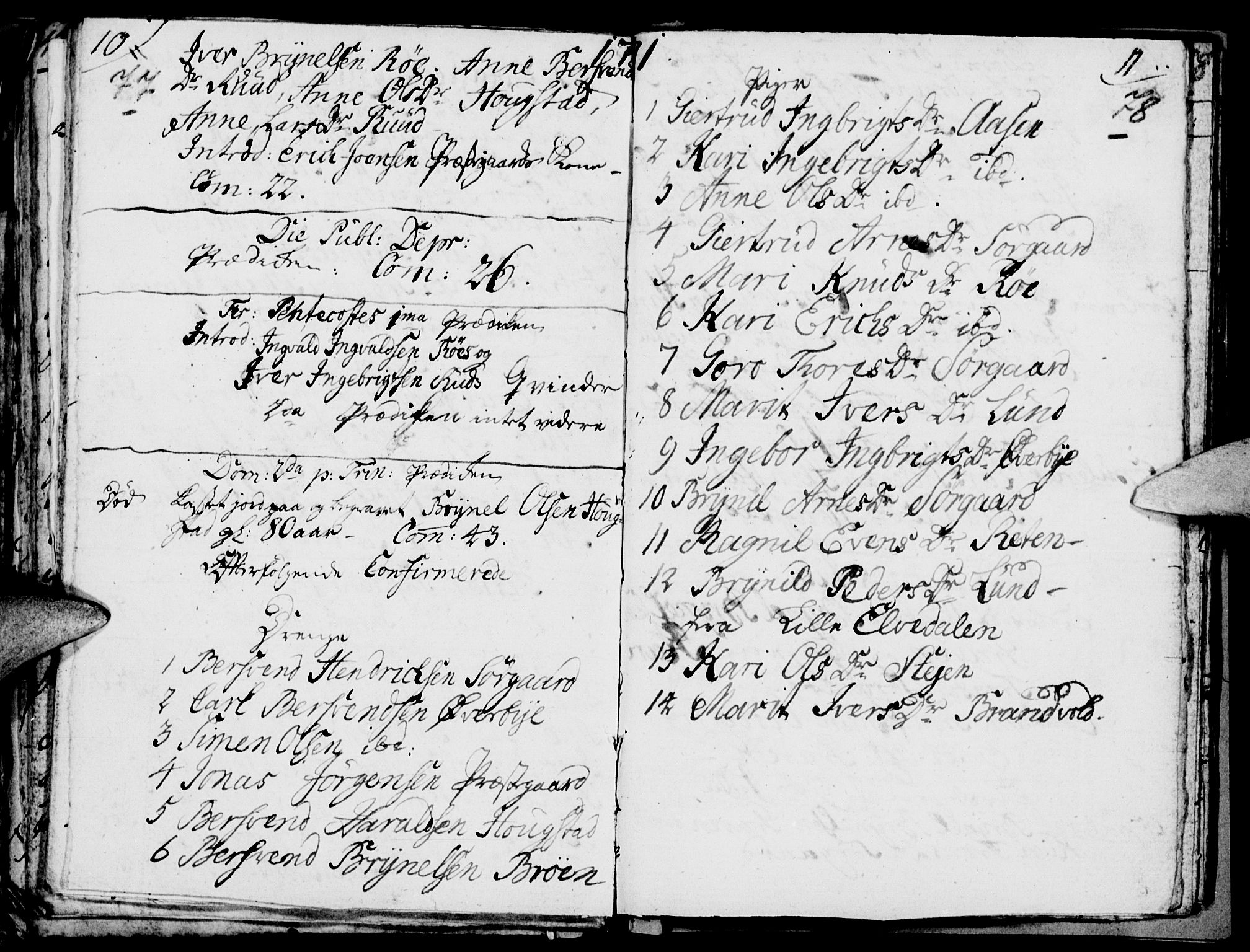 Tynset prestekontor, AV/SAH-PREST-058/H/Ha/Haa/L0005: Parish register (official) no. 5, 1761-1776, p. 77-78