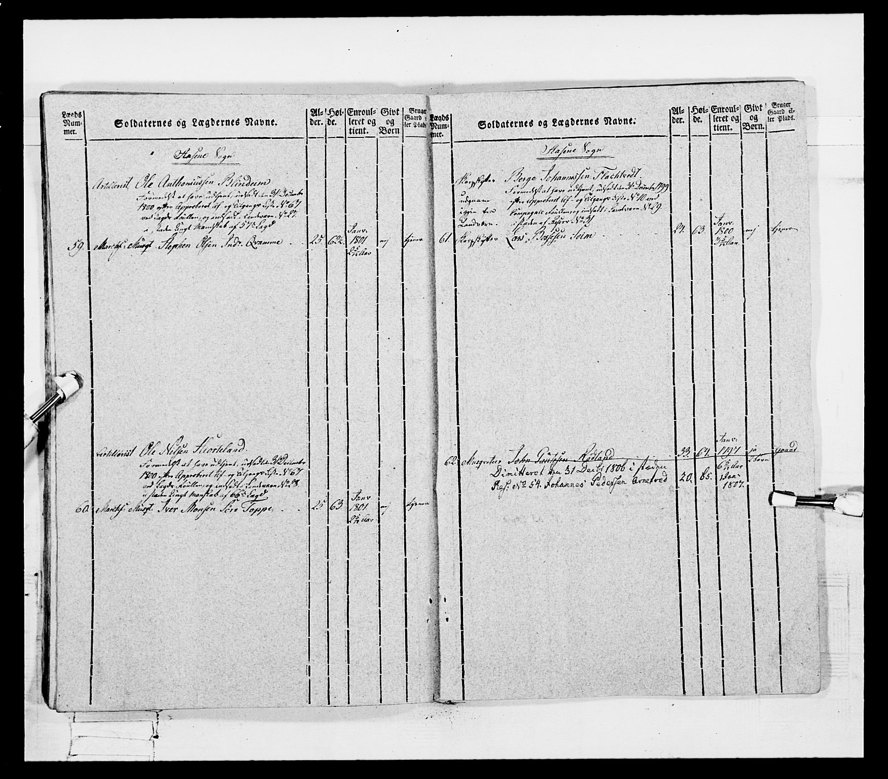 Generalitets- og kommissariatskollegiet, Det kongelige norske kommissariatskollegium, AV/RA-EA-5420/E/Eh/L0096: Bergenhusiske nasjonale infanteriregiment, 1791-1803, p. 362