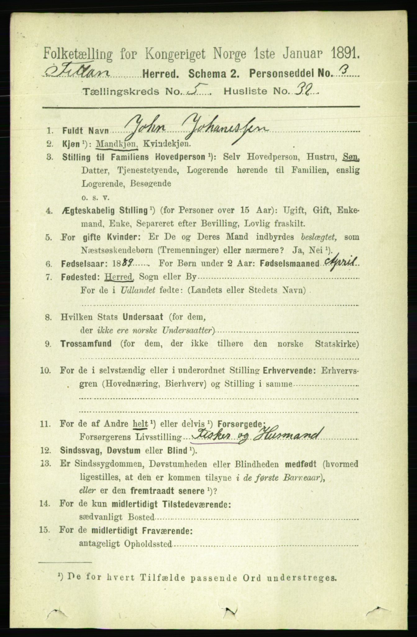 RA, 1891 census for 1616 Fillan, 1891, p. 1212