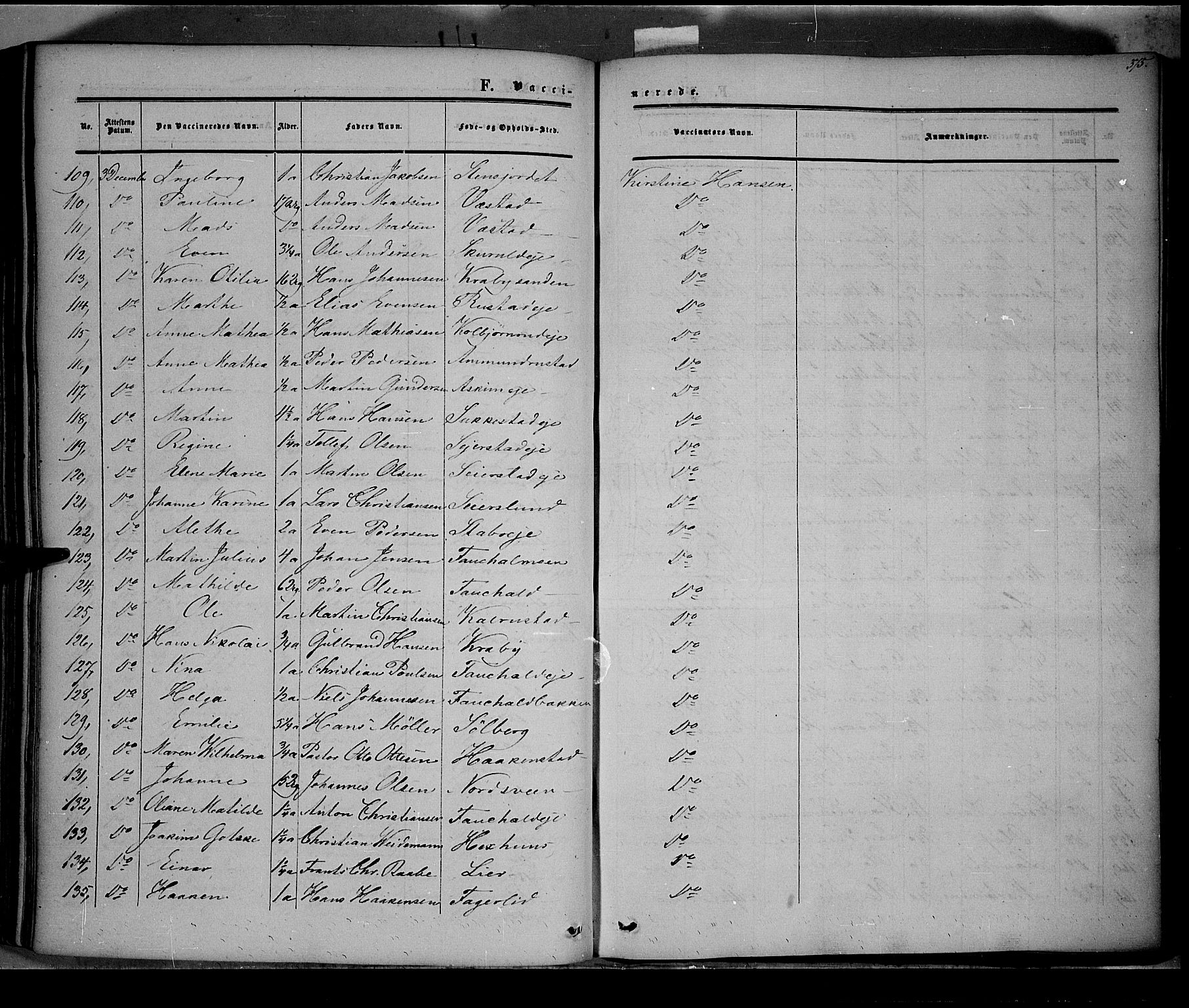 Østre Toten prestekontor, AV/SAH-PREST-104/H/Ha/Haa/L0004: Parish register (official) no. 4, 1857-1865, p. 375