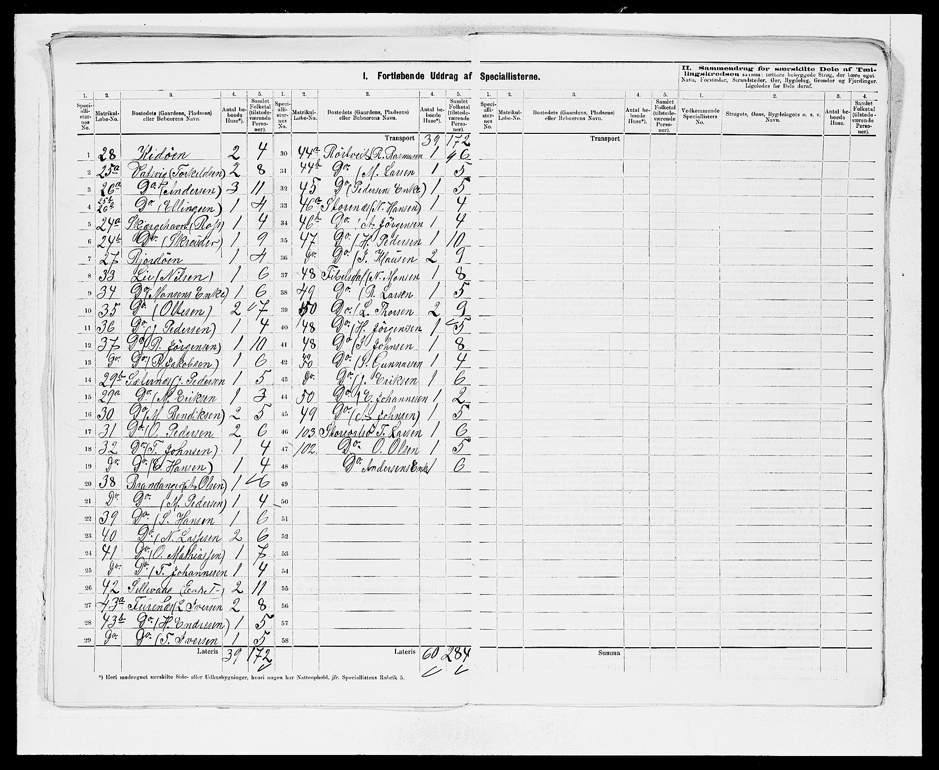 SAB, 1875 census for 1411P Eivindvik, 1875, p. 13