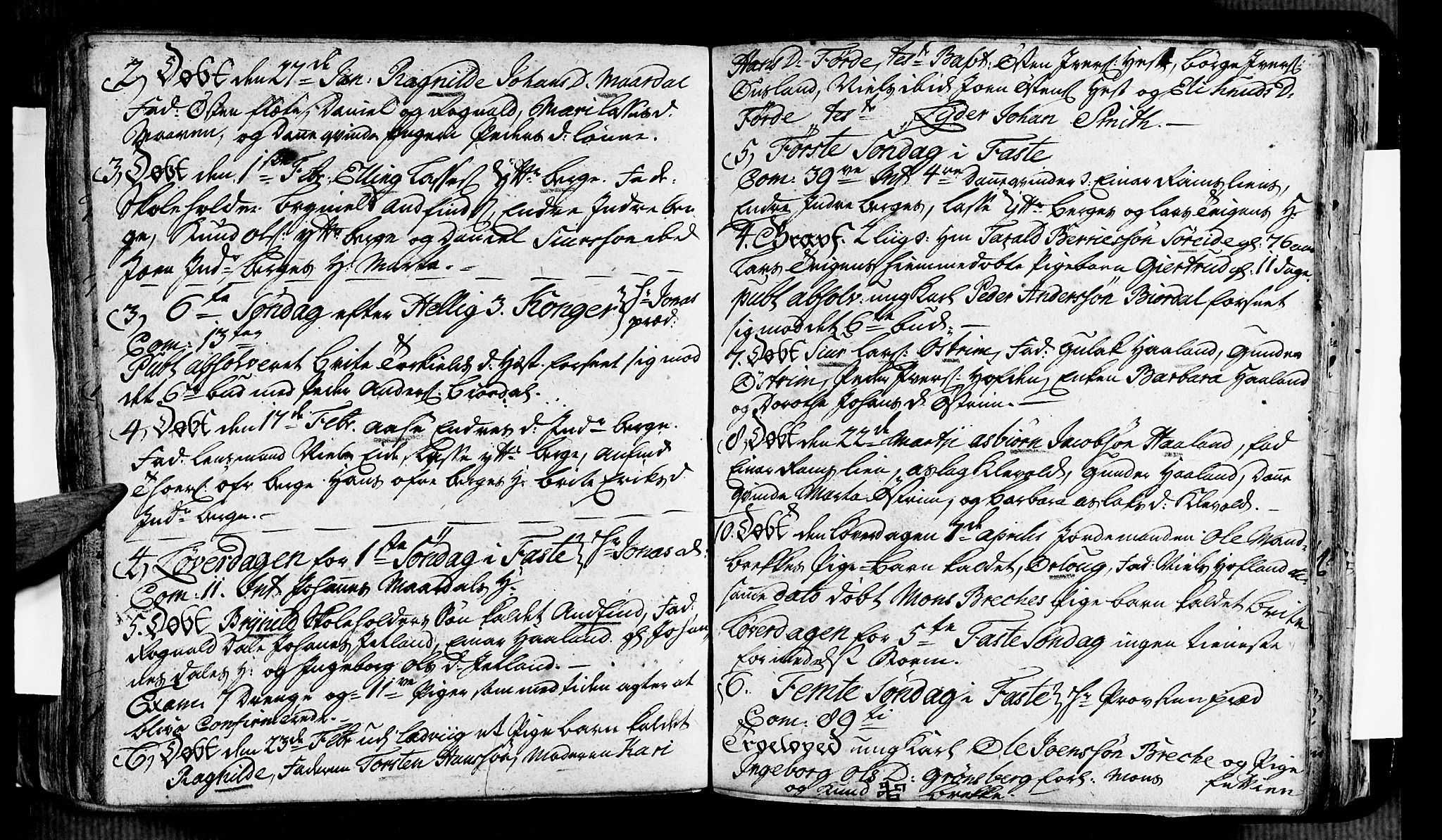 Vik sokneprestembete, AV/SAB-A-81501/H/Haa/Haaa/L0002: Parish register (official) no. A 2 / 3, 1740-1755