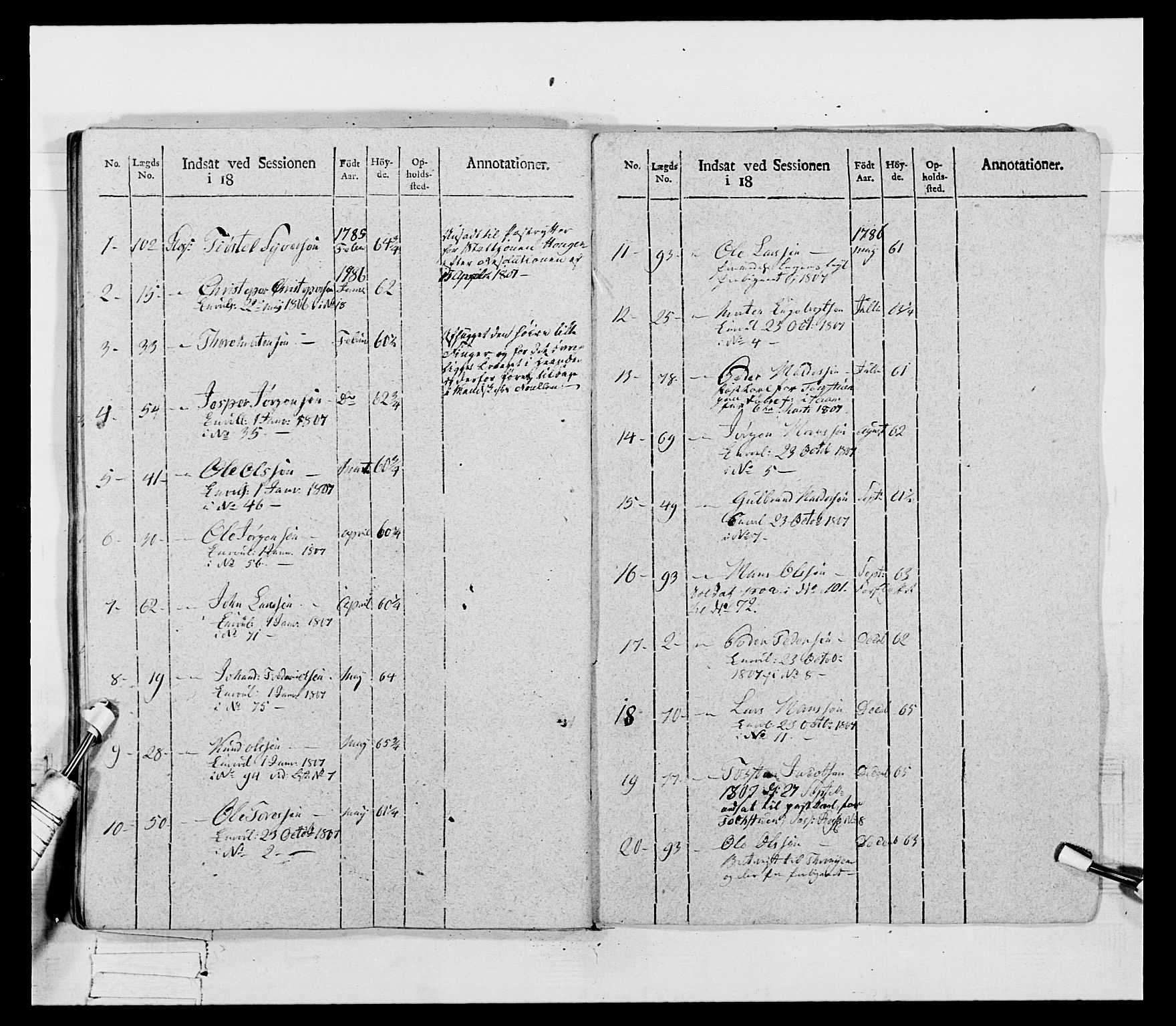 Generalitets- og kommissariatskollegiet, Det kongelige norske kommissariatskollegium, RA/EA-5420/E/Eh/L0069: Opplandske gevorbne infanteriregiment, 1810-1818, p. 305