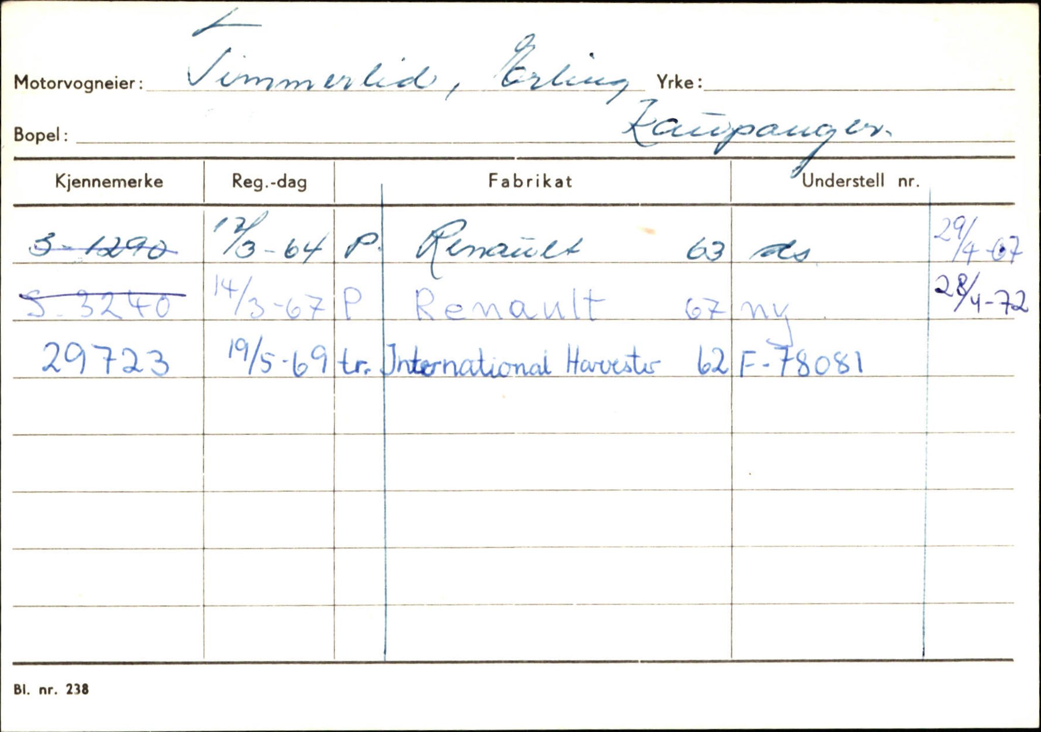 Statens vegvesen, Sogn og Fjordane vegkontor, AV/SAB-A-5301/4/F/L0124: Eigarregister Sogndal A-U, 1945-1975, p. 2636