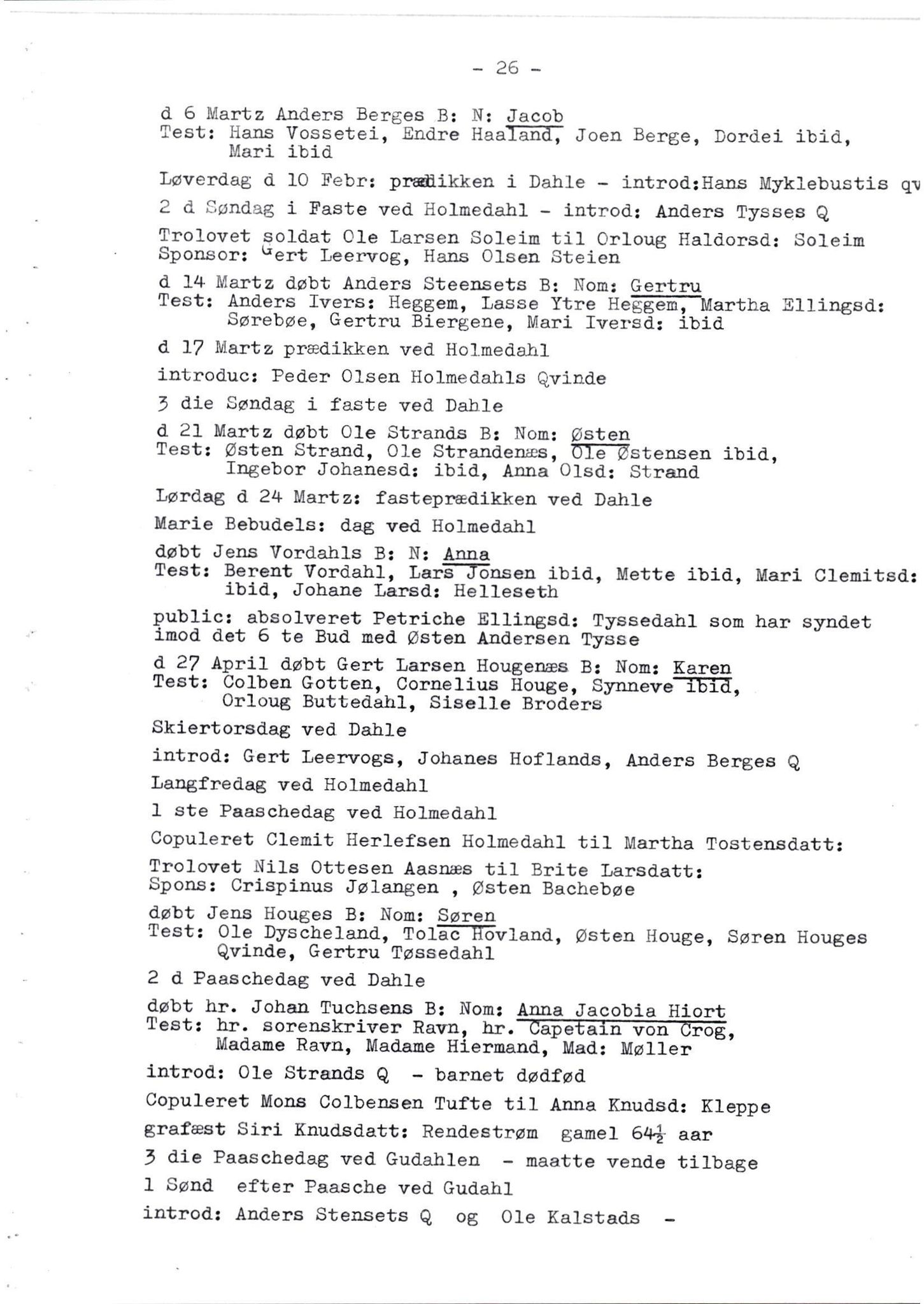 Samling av fulltekstavskrifter, SAB/FULLTEKST/B/14/0010: Fjaler sokneprestembete, ministerialbok nr. A 1, 1755-1778, p. 27