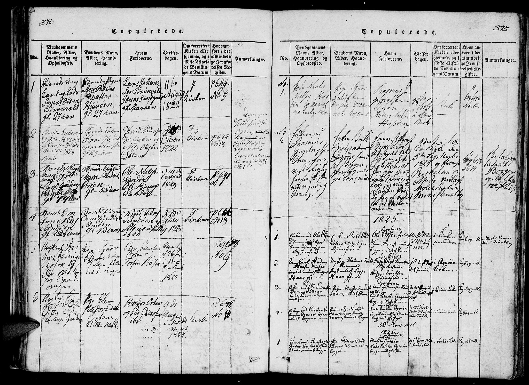 Ministerialprotokoller, klokkerbøker og fødselsregistre - Møre og Romsdal, AV/SAT-A-1454/561/L0727: Parish register (official) no. 561A01, 1817-1858, p. 372-373