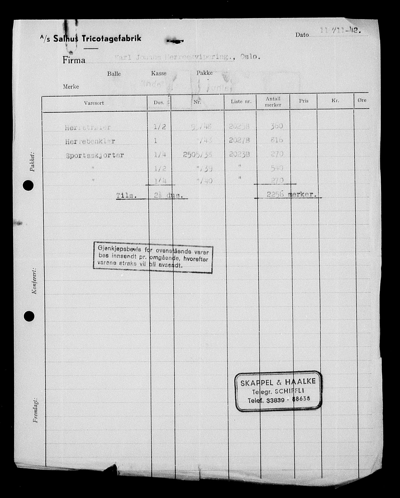 Justisdepartementet, Tilbakeføringskontoret for inndratte formuer, AV/RA-S-1564/H/Hc/Hcc/L0949: --, 1945-1947, p. 113
