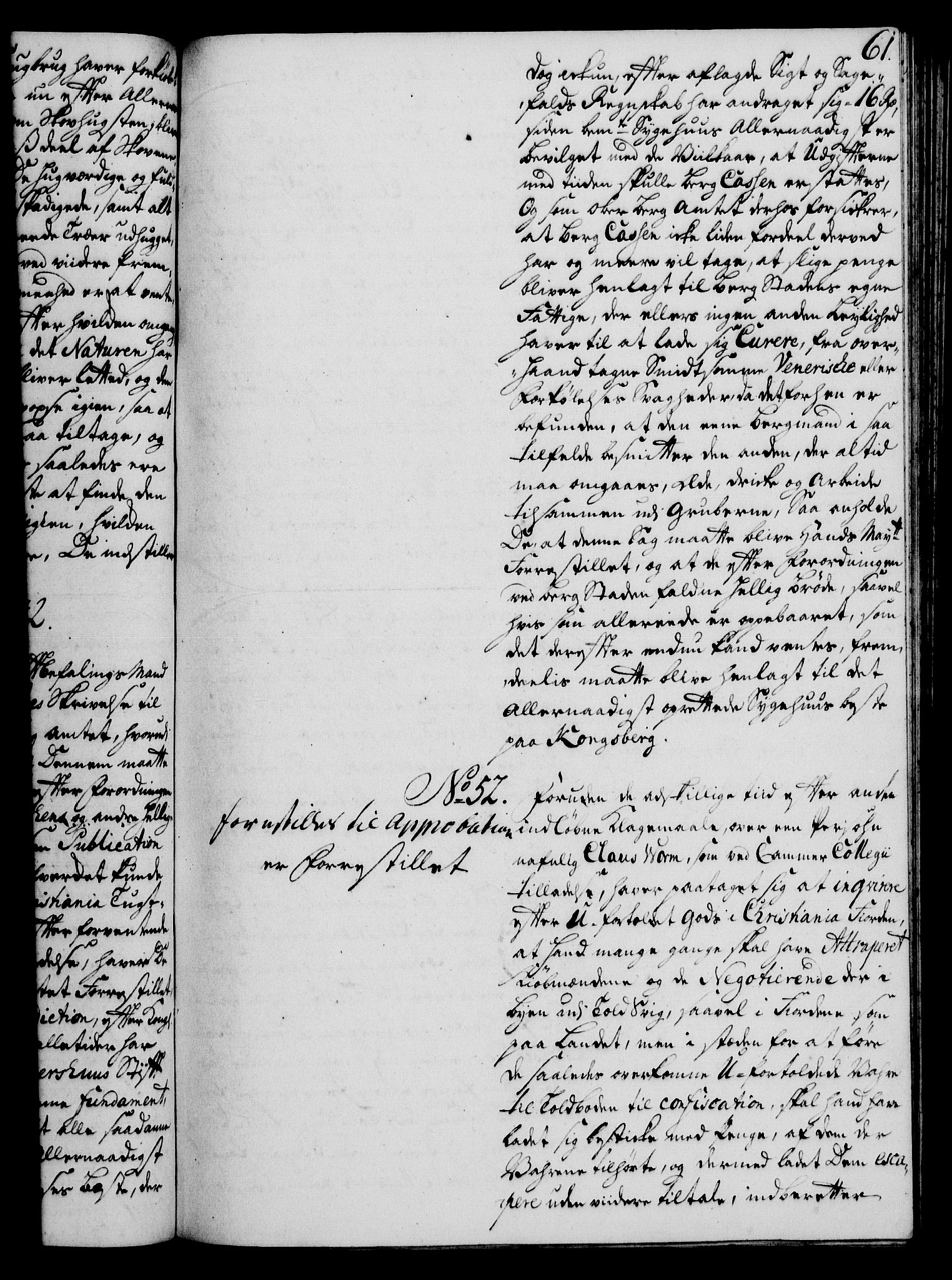 Rentekammeret, Kammerkanselliet, RA/EA-3111/G/Gh/Gha/L0024: Norsk ekstraktmemorialprotokoll (merket RK 53.69), 1742-1743, p. 61
