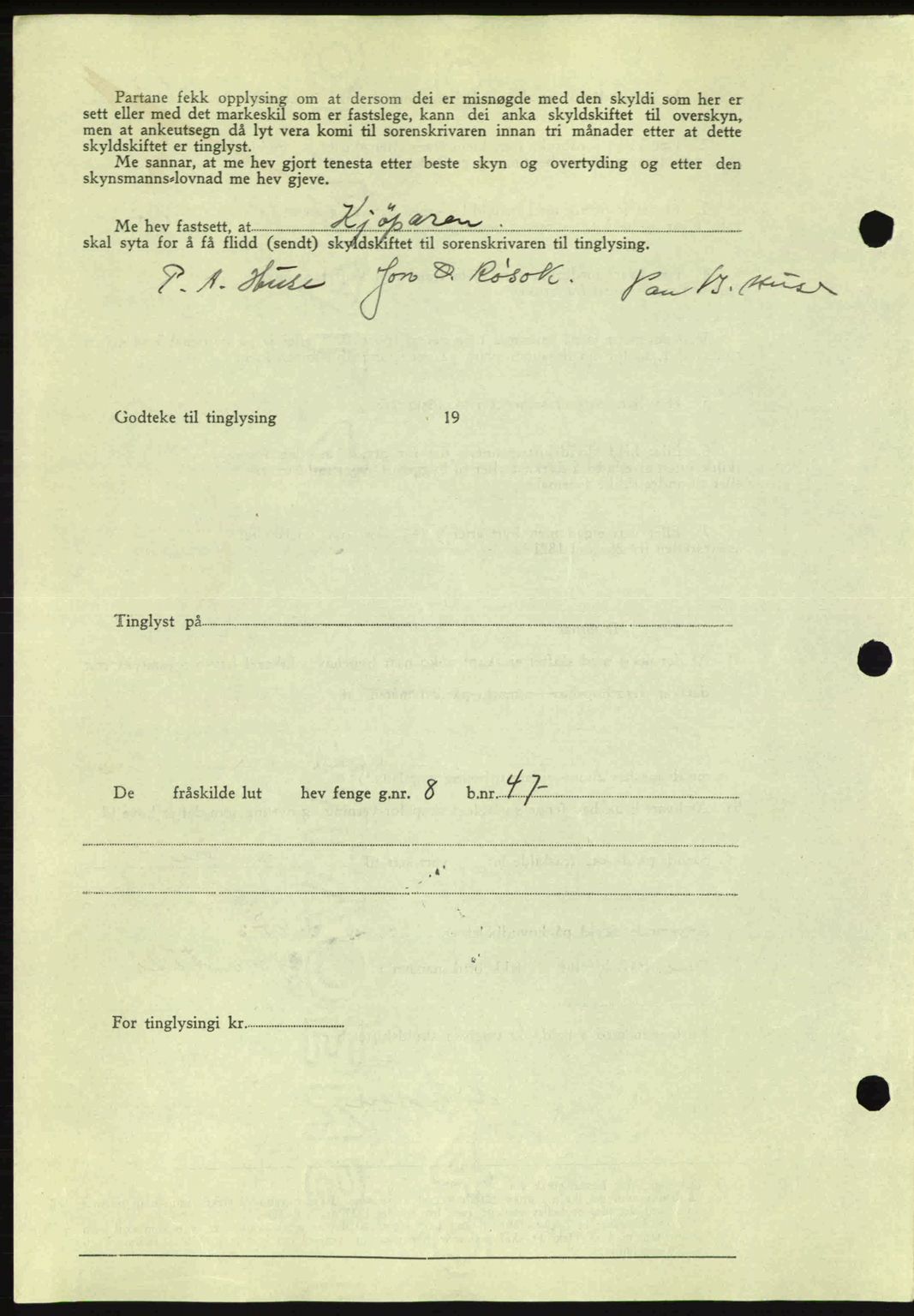 Romsdal sorenskriveri, AV/SAT-A-4149/1/2/2C: Mortgage book no. A12, 1942-1942, Diary no: : 1025/1942