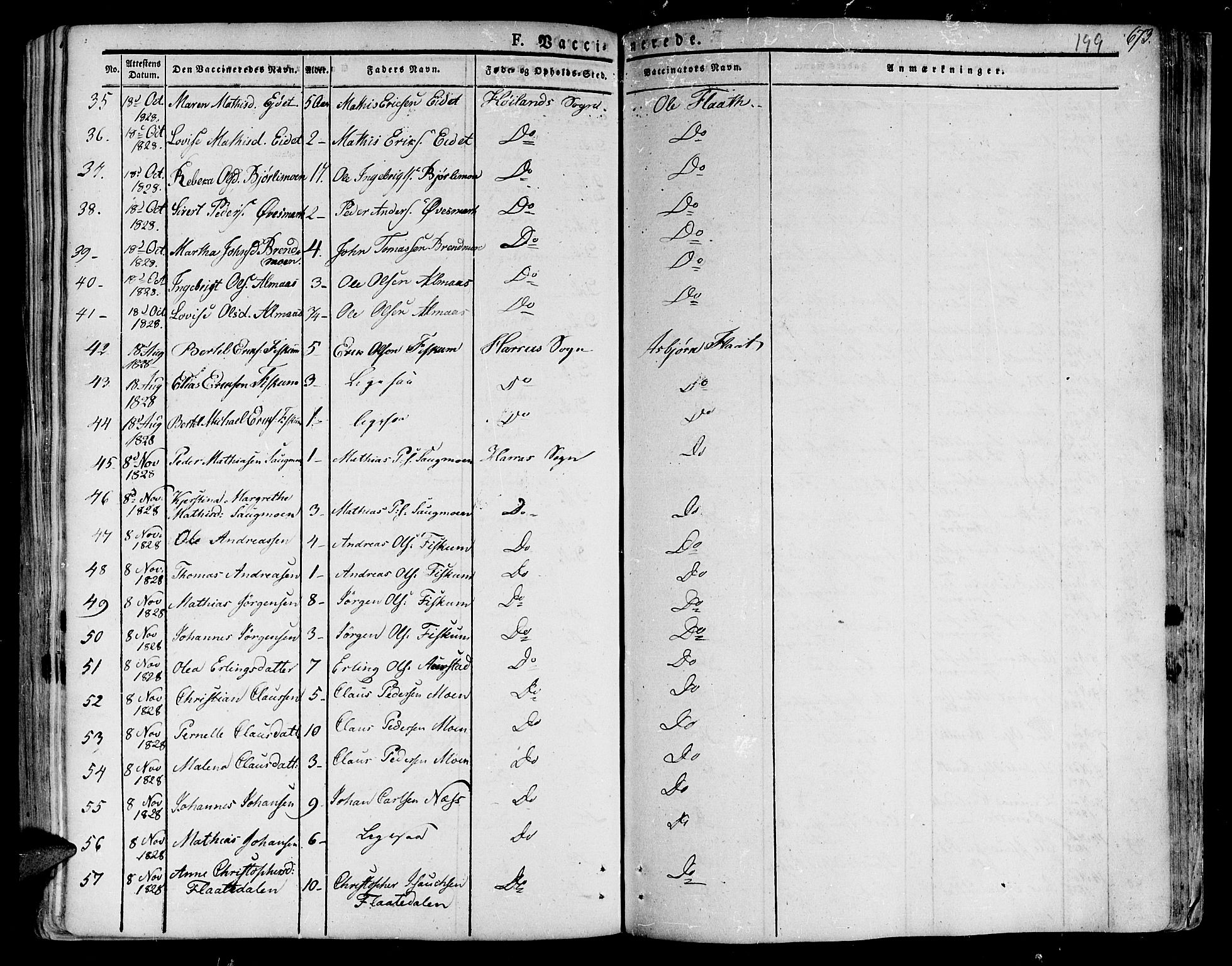 Ministerialprotokoller, klokkerbøker og fødselsregistre - Nord-Trøndelag, SAT/A-1458/758/L0510: Parish register (official) no. 758A01 /1, 1821-1841, p. 199