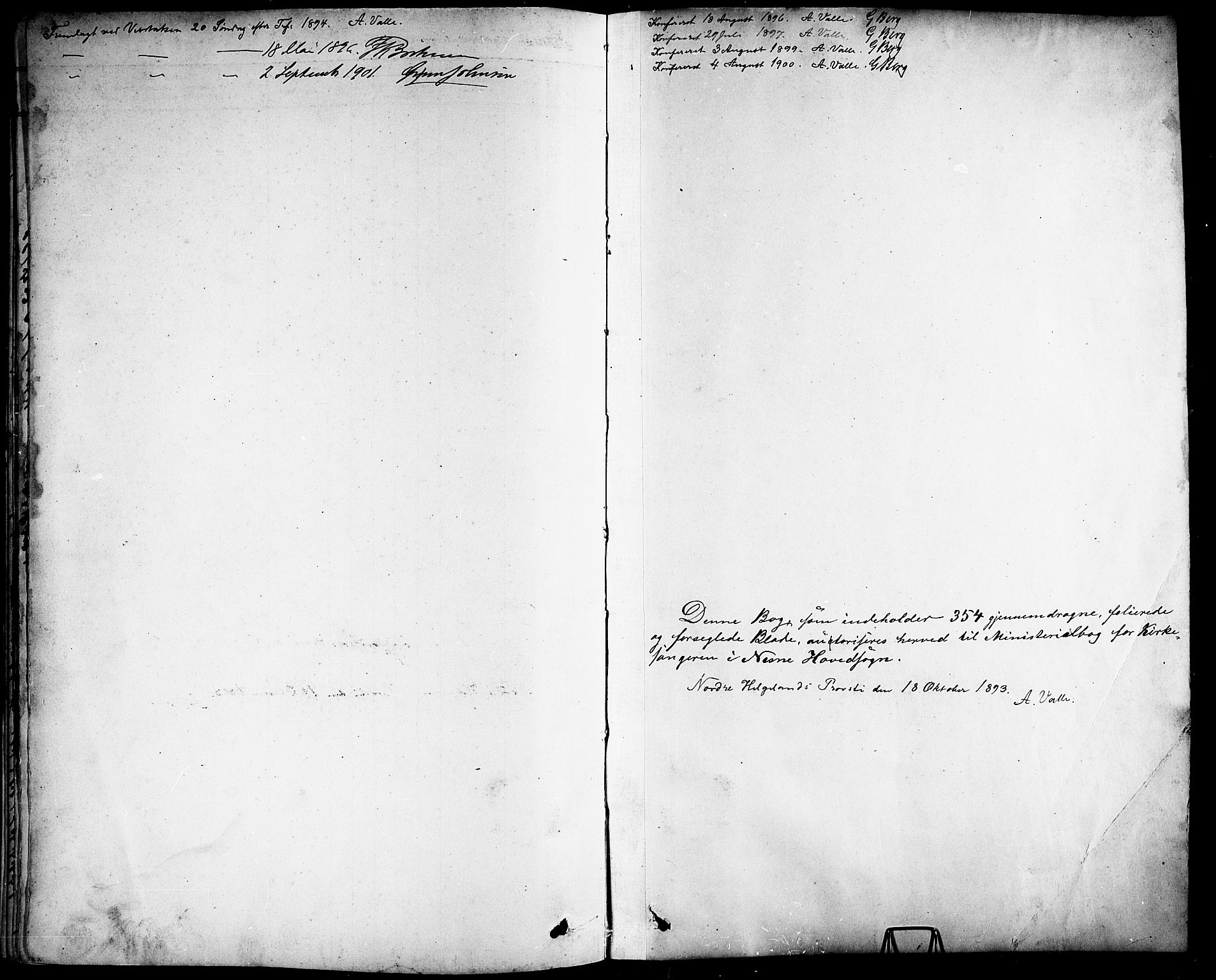 Ministerialprotokoller, klokkerbøker og fødselsregistre - Nordland, SAT/A-1459/838/L0559: Parish register (copy) no. 838C06, 1893-1910