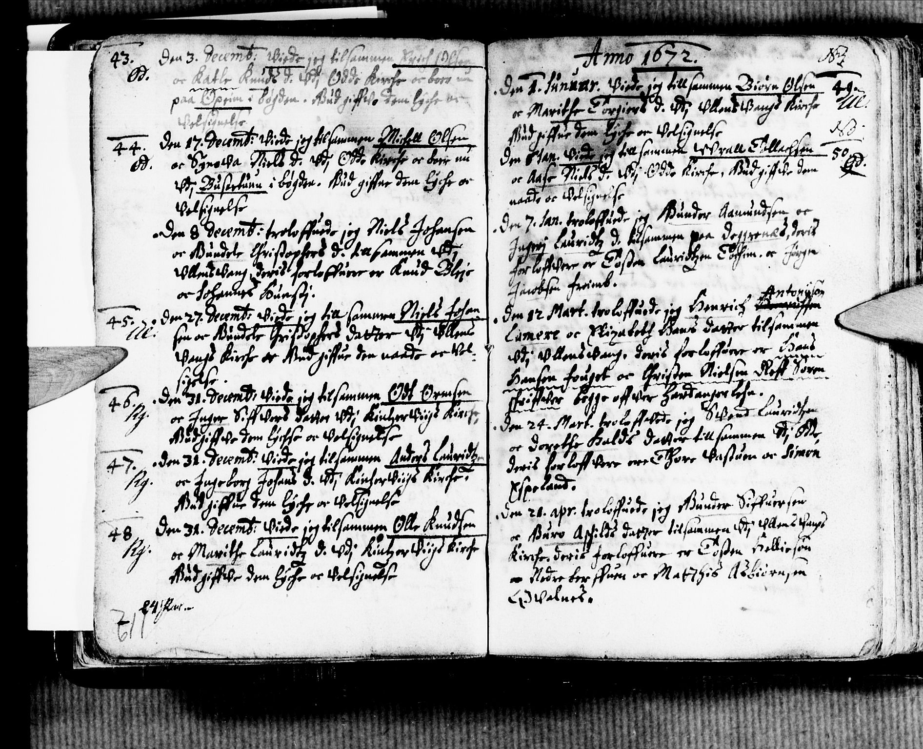 Ullensvang sokneprestembete, SAB/A-78701/H/Haa: Parish register (official) no. A 2, 1669-1732