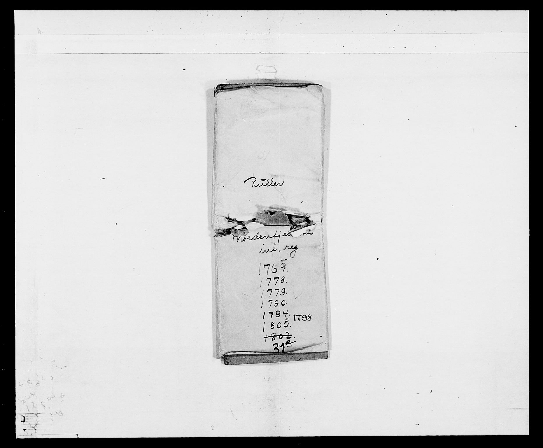 Generalitets- og kommissariatskollegiet, Det kongelige norske kommissariatskollegium, AV/RA-EA-5420/E/Eh/L0031a: Nordafjelske gevorbne infanteriregiment, 1769-1800, p. 10