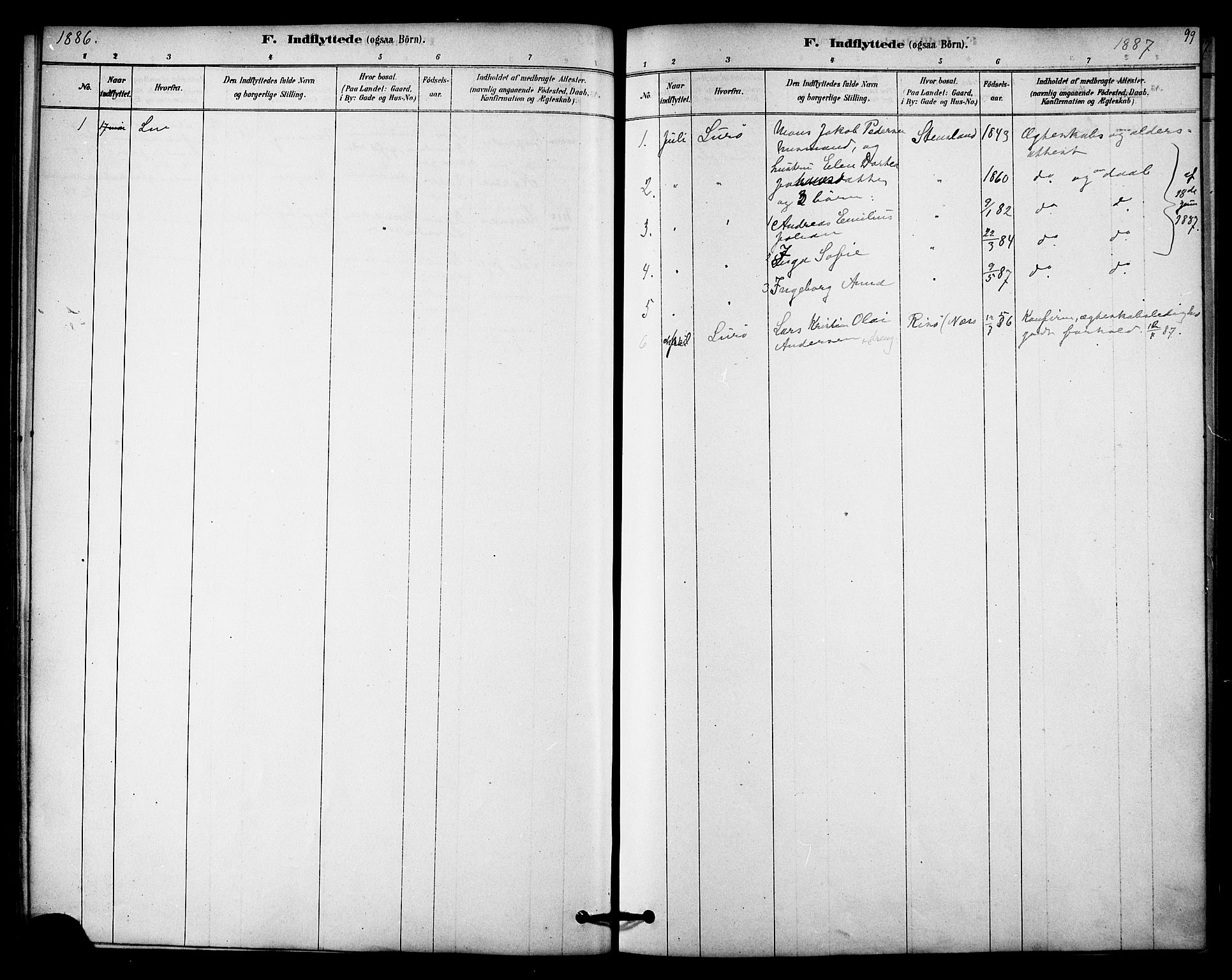 Ministerialprotokoller, klokkerbøker og fødselsregistre - Nordland, SAT/A-1459/841/L0609: Parish register (official) no. 841A13, 1878-1902, p. 99