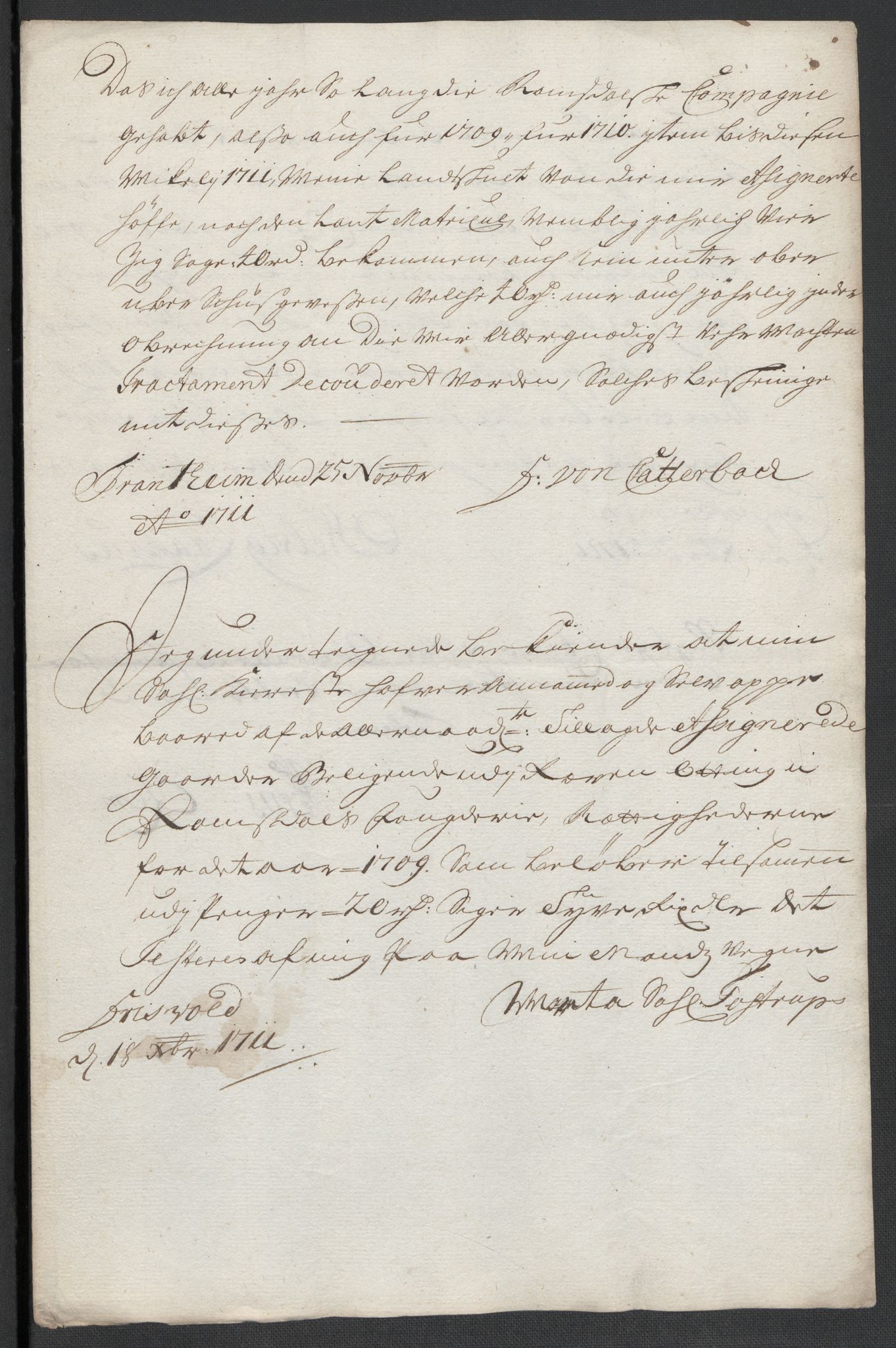 Rentekammeret inntil 1814, Reviderte regnskaper, Fogderegnskap, AV/RA-EA-4092/R55/L3659: Fogderegnskap Romsdal, 1709-1710, p. 224