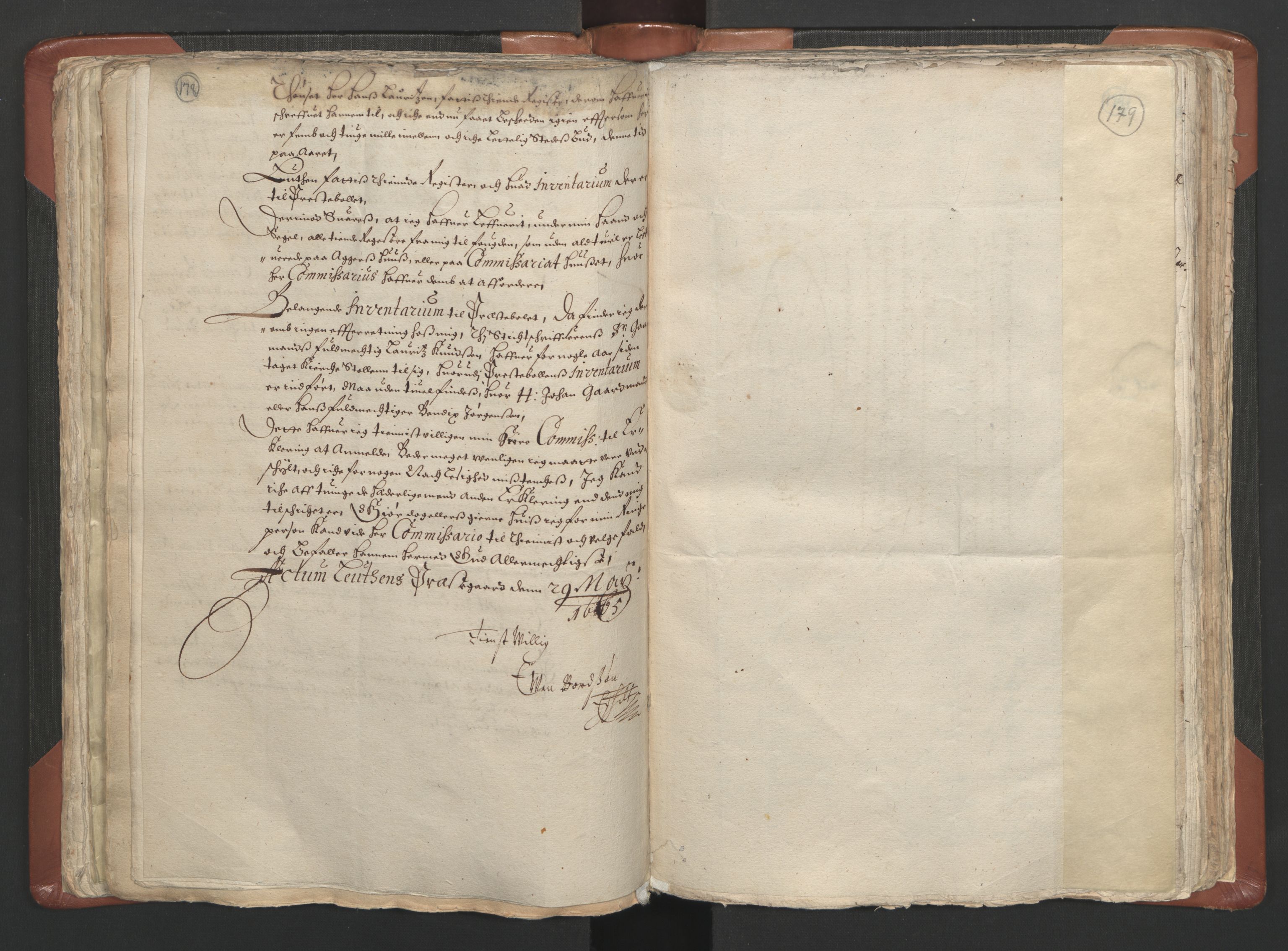 RA, Vicar's Census 1664-1666, no. 5: Hedmark deanery, 1664-1666, p. 178-179