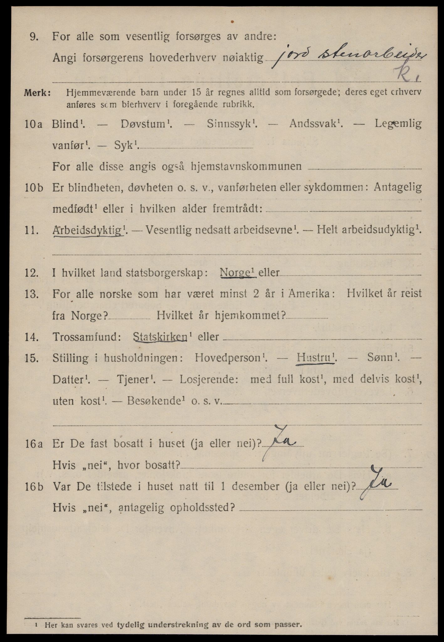 SAT, 1920 census for Molde, 1920, p. 5148