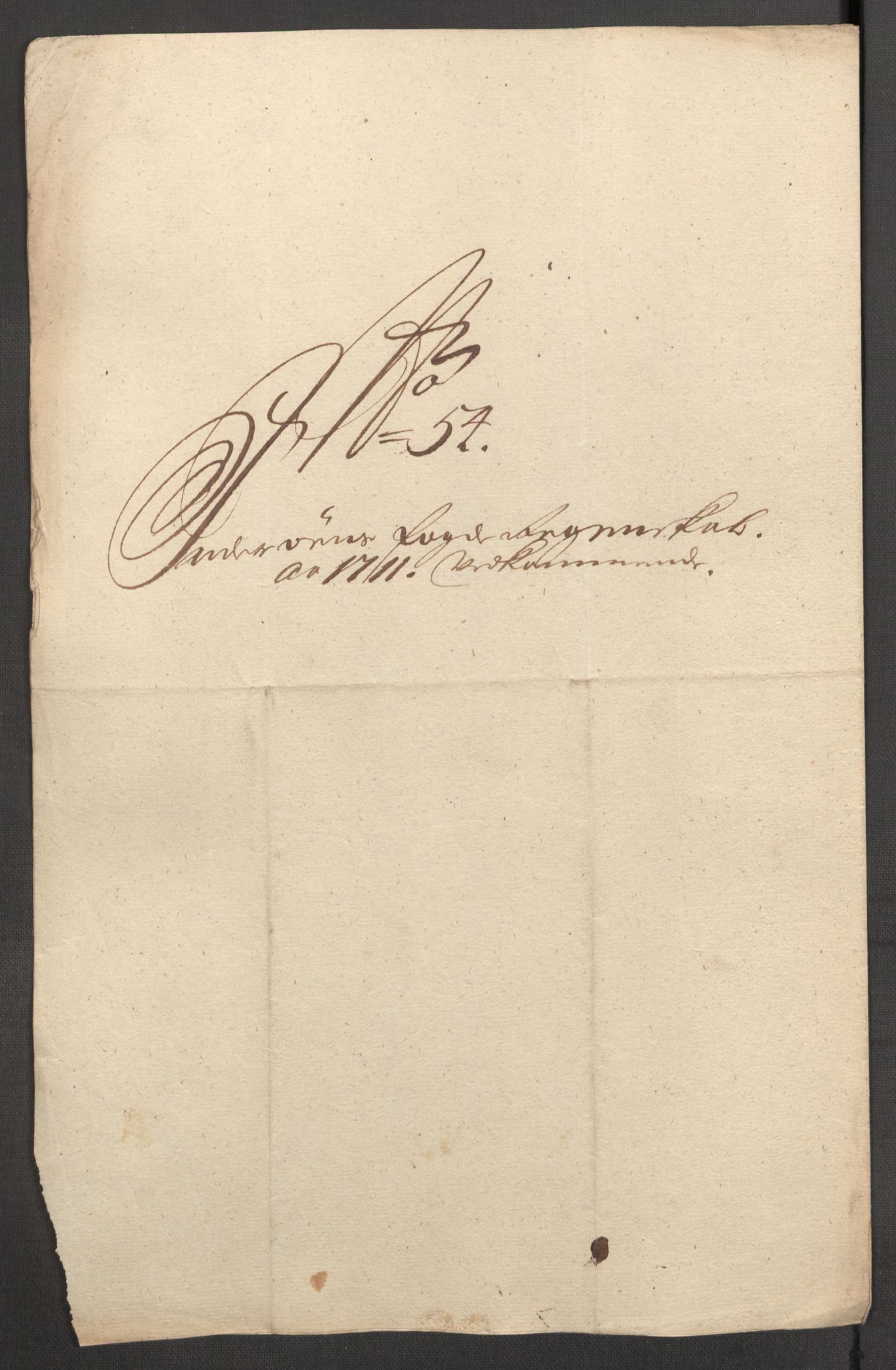 Rentekammeret inntil 1814, Reviderte regnskaper, Fogderegnskap, AV/RA-EA-4092/R63/L4319: Fogderegnskap Inderøy, 1711, p. 195