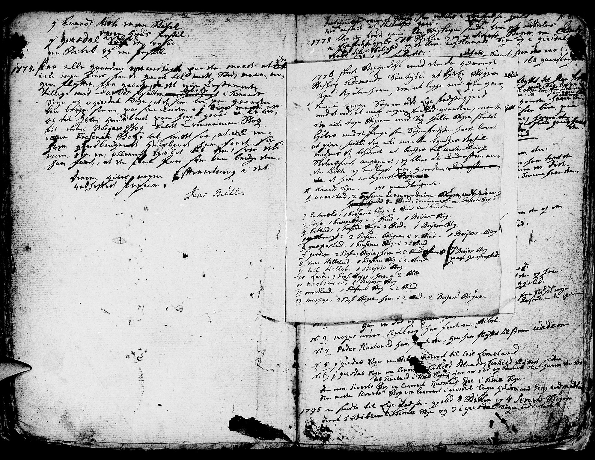 Lye sokneprestkontor, SAST/A-101794/001/30BA/L0001: Parish register (official) no. A 1 /1, 1725-1800