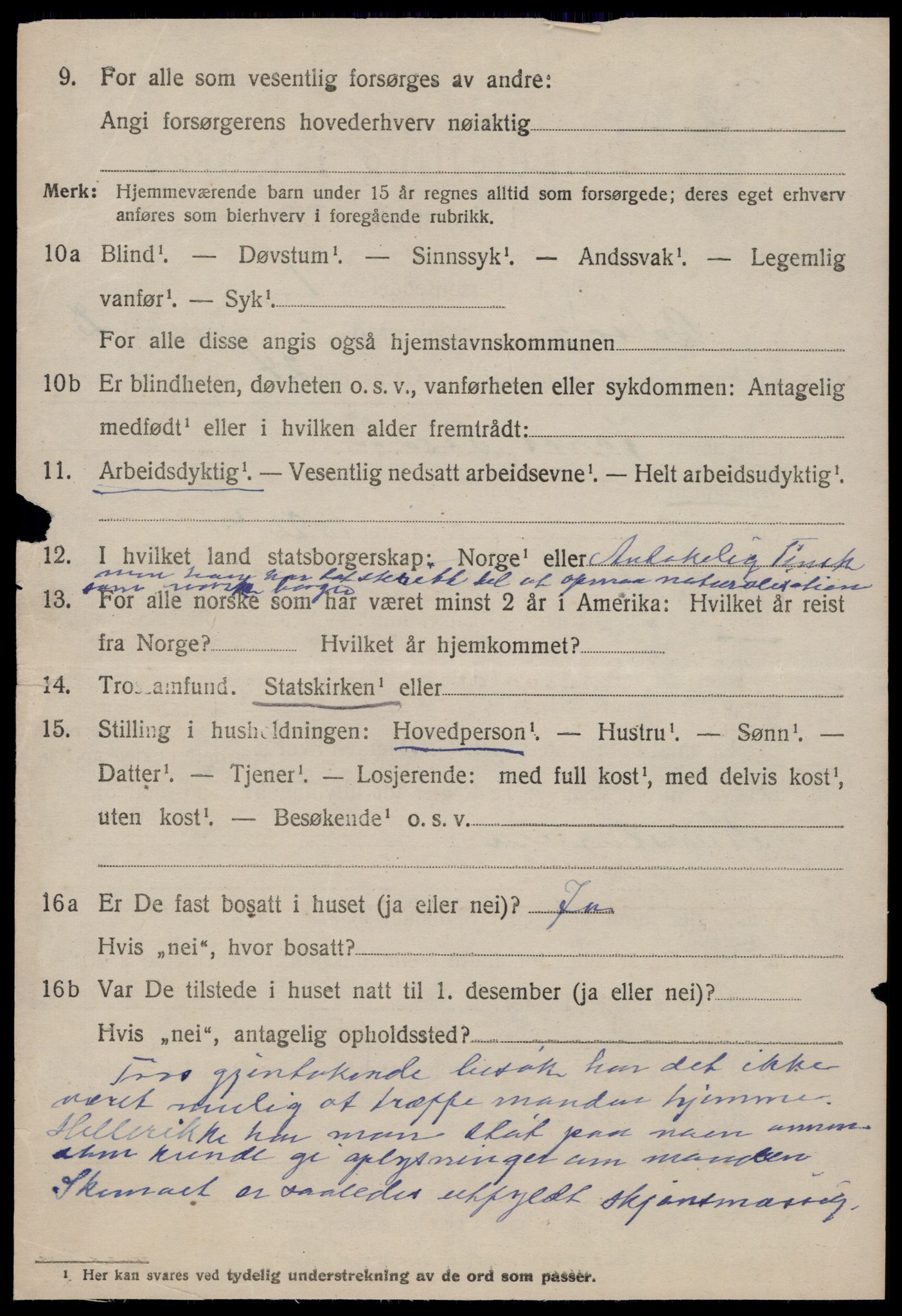 SAT, 1920 census for Bolsøy, 1920, p. 5334