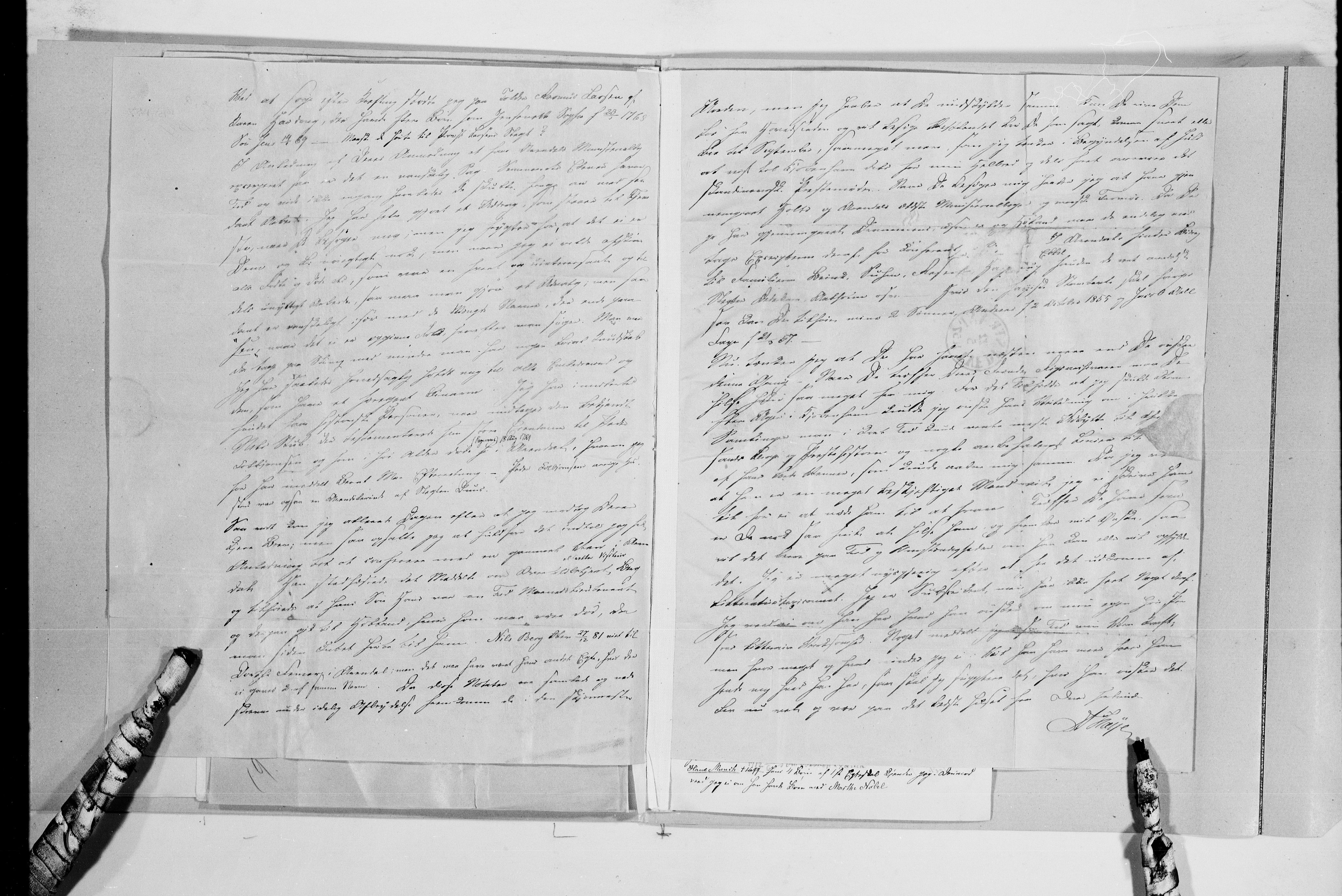 Lassens samlinger, AV/RA-PA-0051/G/L0097: Alfabetisk ordnede brev til Wilhelm Lassen: Fabritius - Grønvold, 1815-1907, p. 16