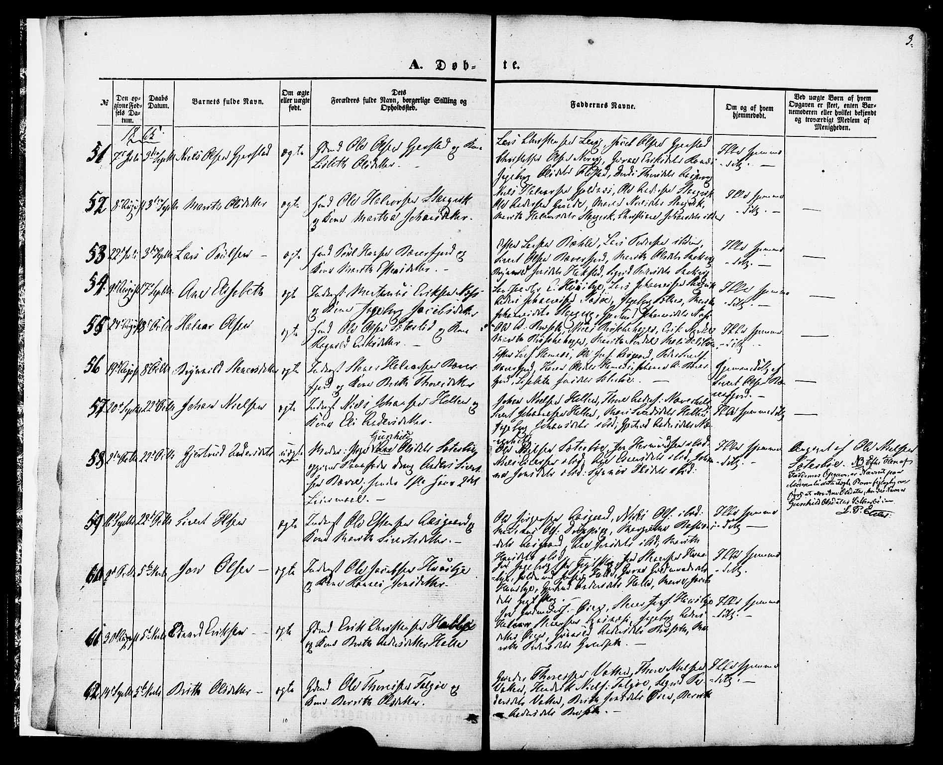 Ministerialprotokoller, klokkerbøker og fødselsregistre - Møre og Romsdal, SAT/A-1454/592/L1027: Parish register (official) no. 592A05, 1865-1878, p. 3