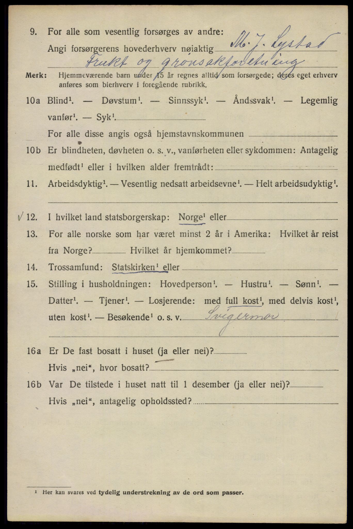 SAO, 1920 census for Kristiania, 1920, p. 136708