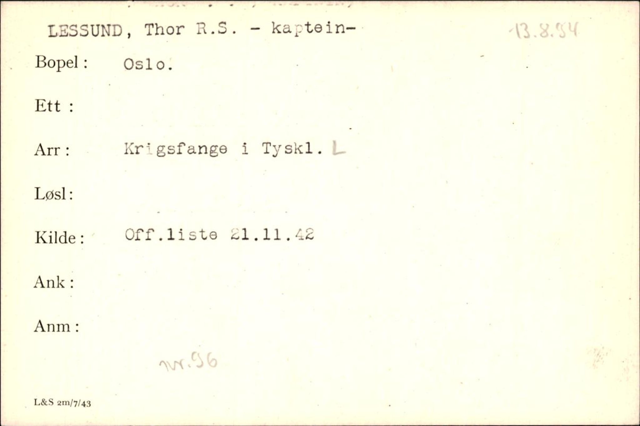 Forsvaret, Forsvarets krigshistoriske avdeling, AV/RA-RAFA-2017/Y/Yf/L0200: II-C-11-2102  -  Norske krigsfanger i Tyskland, 1940-1945, p. 636