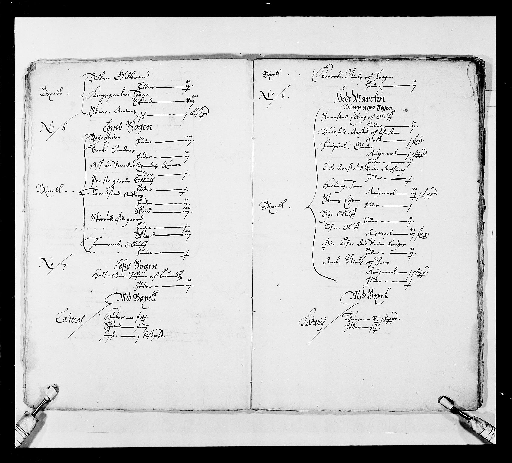 Stattholderembetet 1572-1771, AV/RA-EA-2870/Ek/L0031/0001: Jordebøker 1633-1658: / Forskjellige jordebøker, 1651-1658, p. 8
